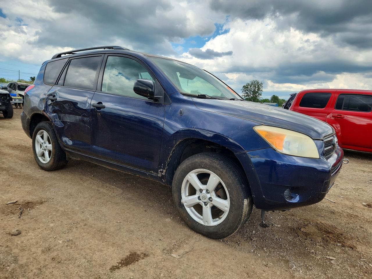 2007 Toyota Rav4 Base Blue vin: JTMZD33V875064269