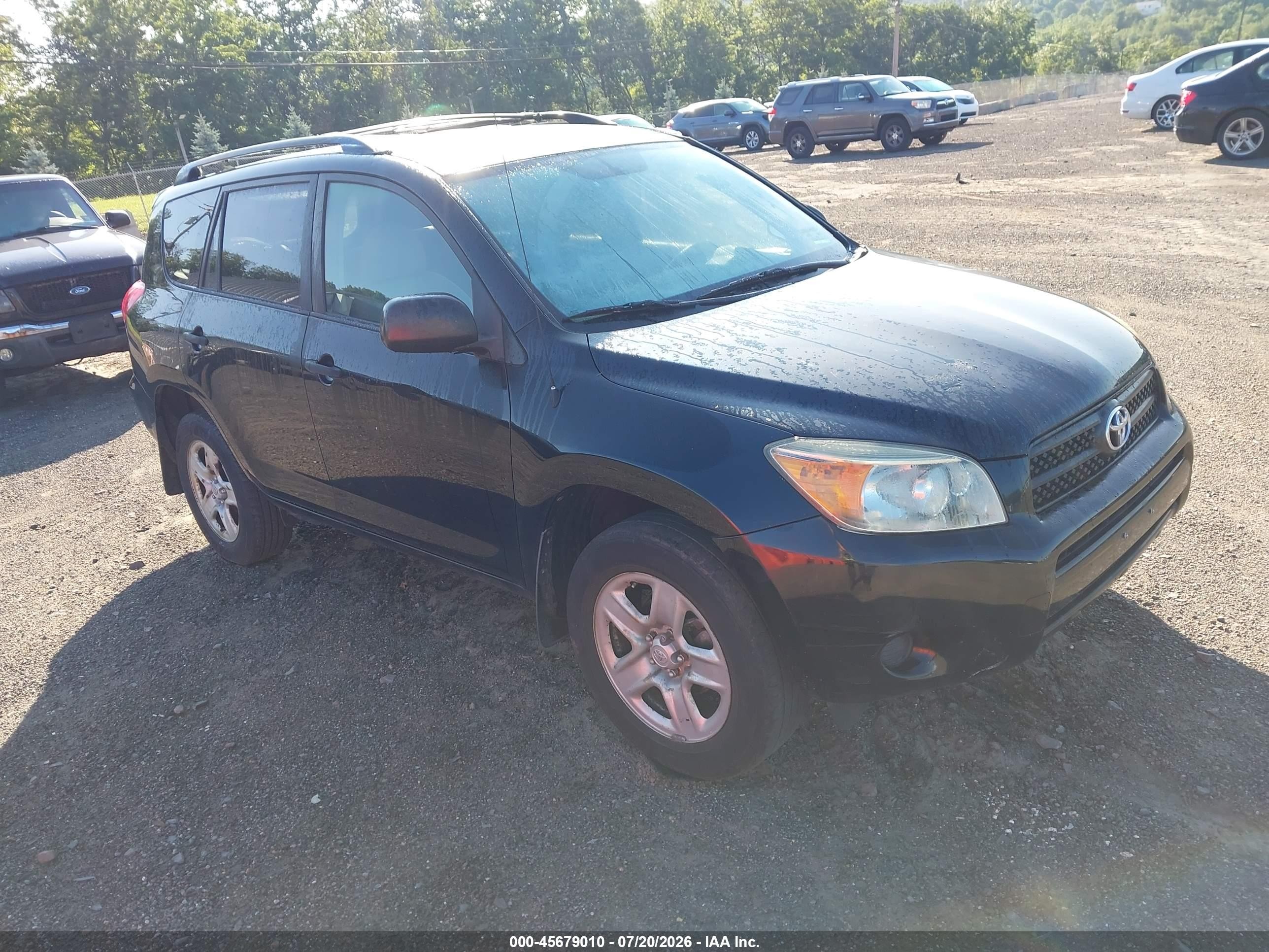 2007 Toyota Rav4   Black vin: JTMZD33V876025269