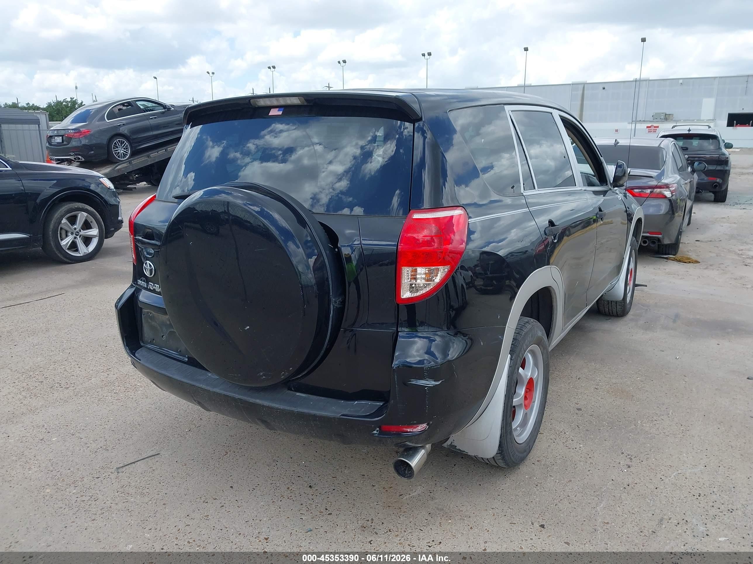 2007 Toyota Rav4   Черный vin: JTMZD33V876028544