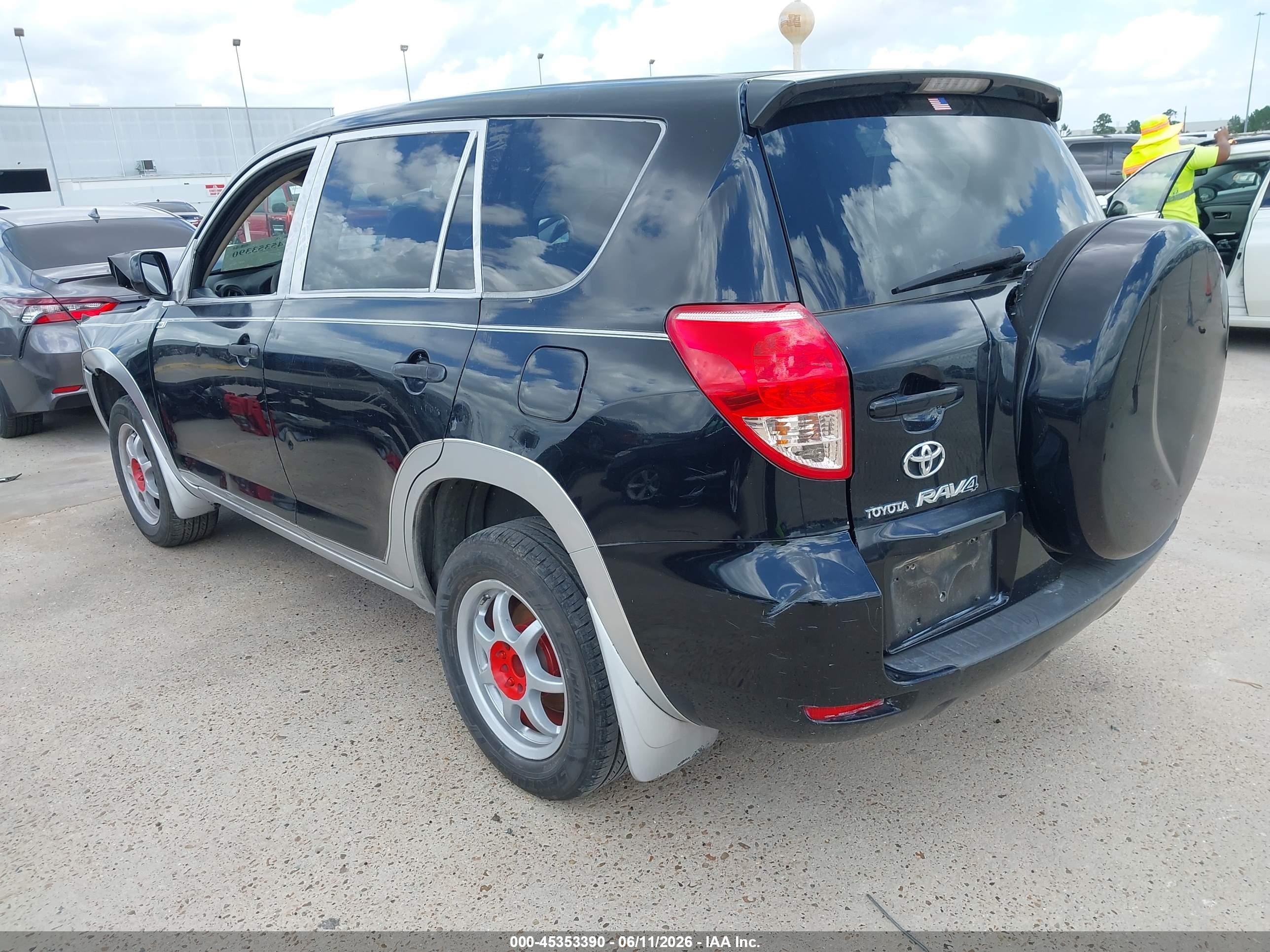 2007 Toyota Rav4   Черный vin: JTMZD33V876028544
