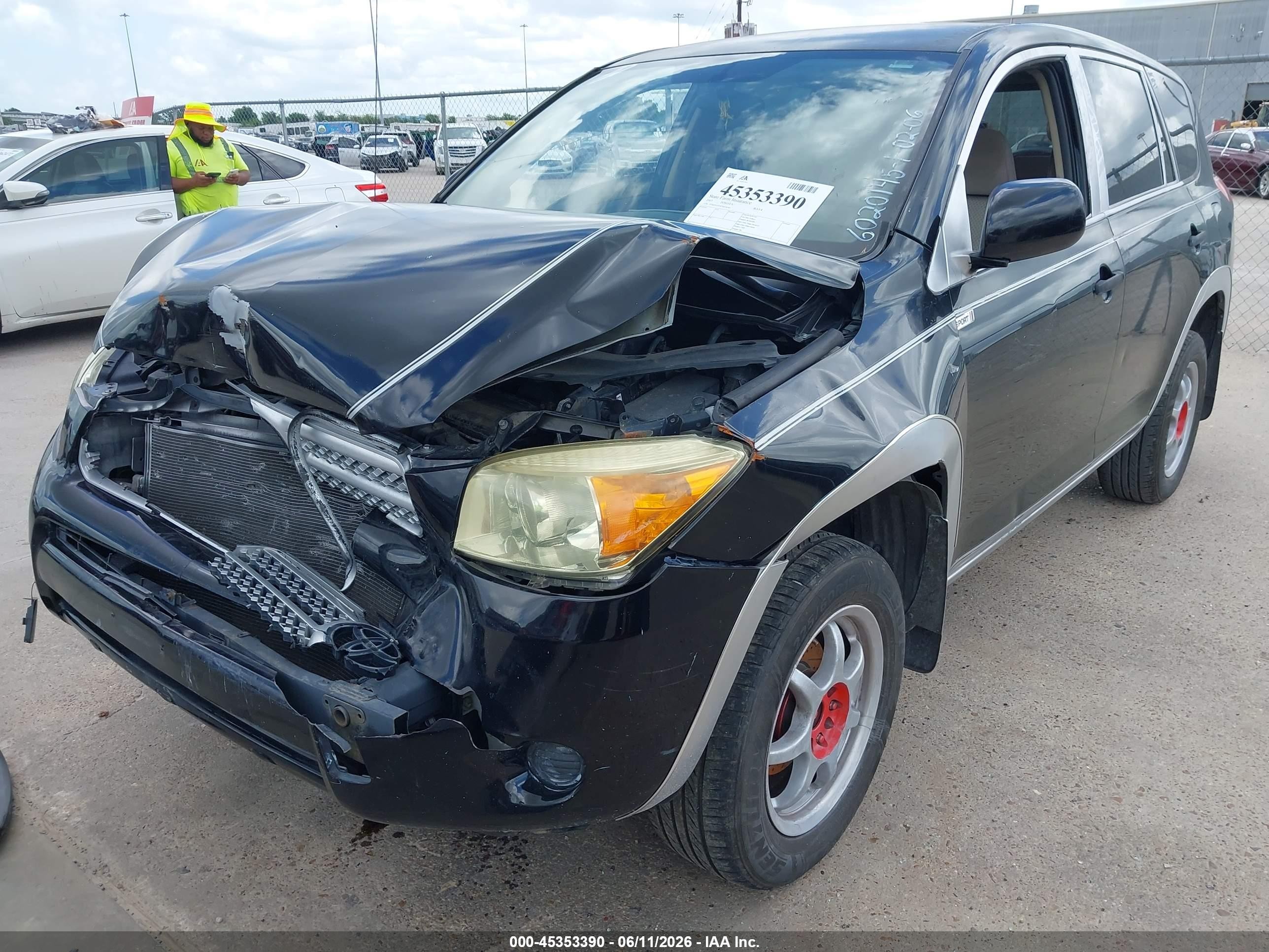 2007 Toyota Rav4   Черный vin: JTMZD33V876028544