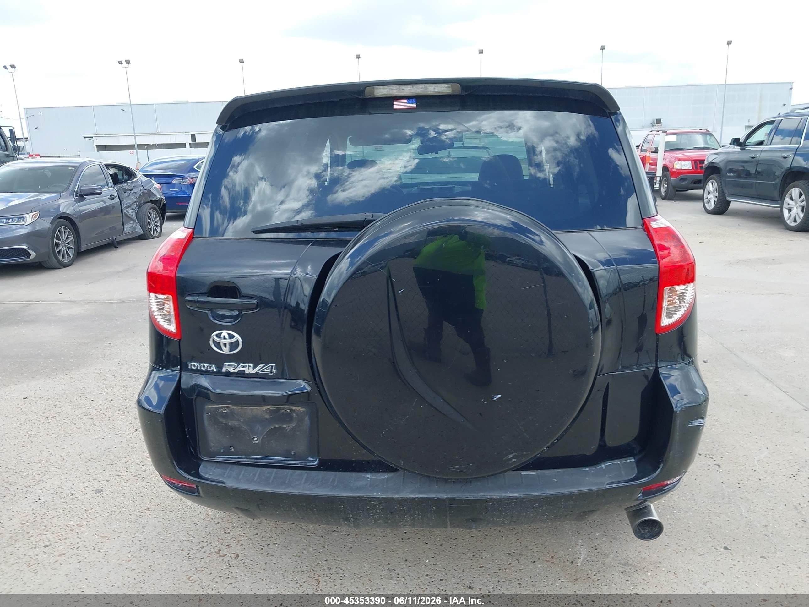 2007 Toyota Rav4   Черный vin: JTMZD33V876028544