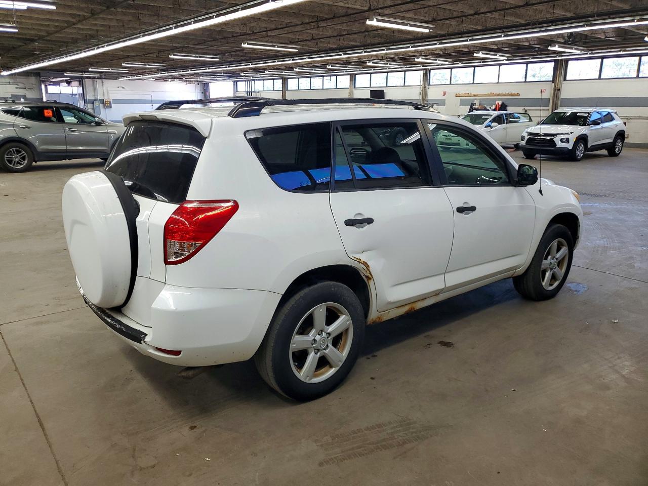 2007 Toyota Rav4 Base White vin: JTMZD33V876036353
