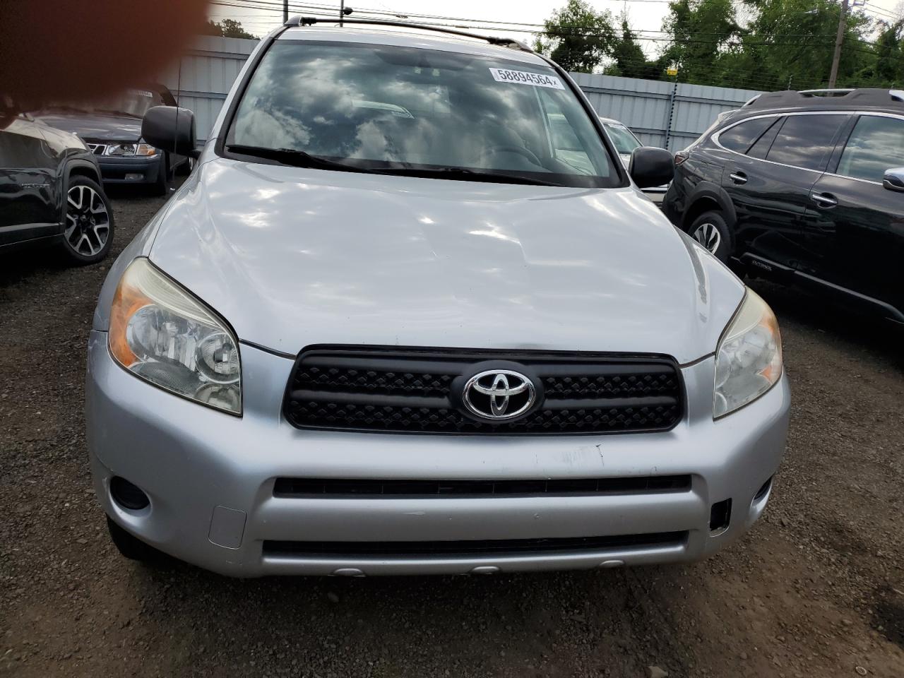 2007 Toyota Rav4 Silver vin: JTMZD33V876040953
