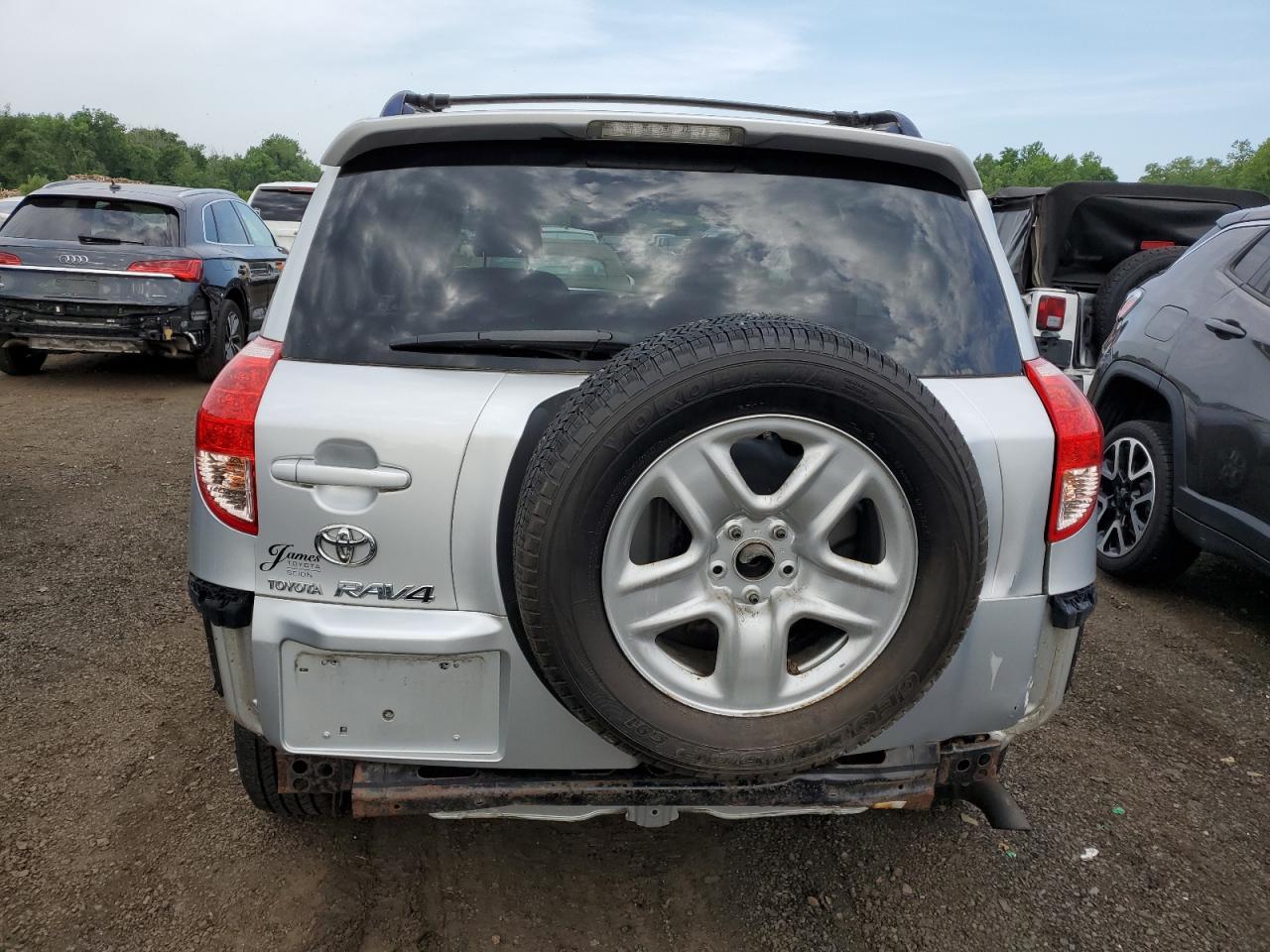 2007 Toyota Rav4 Silver vin: JTMZD33V876040953