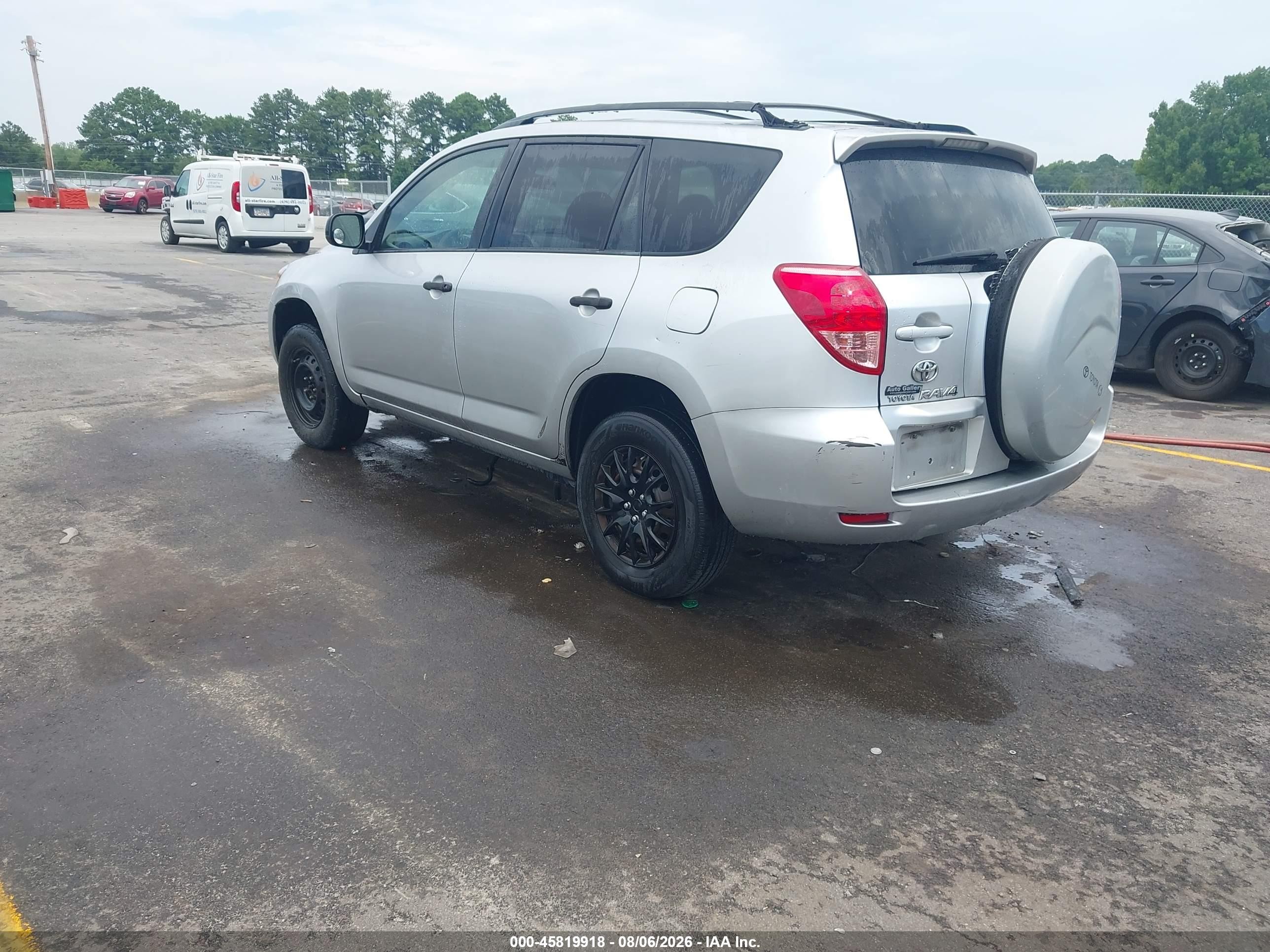2008 Toyota Rav4   Silver vin: JTMZD33V885080683