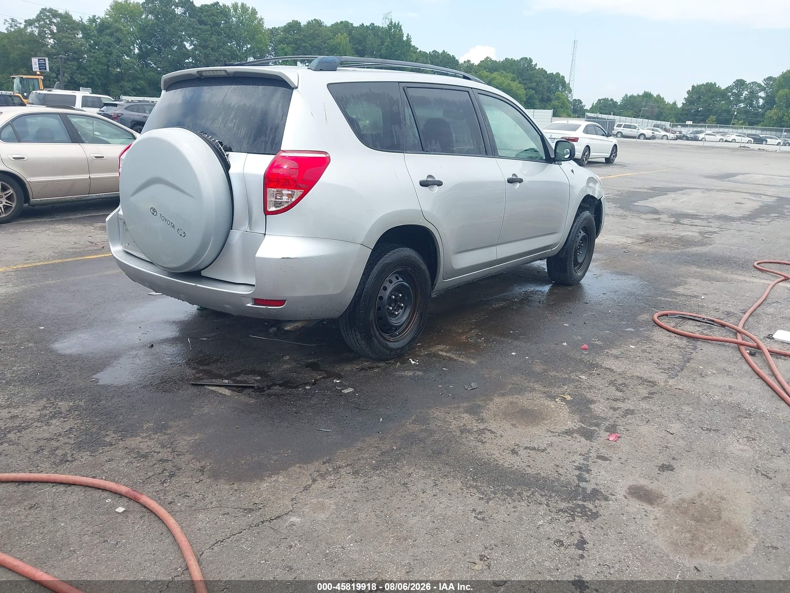 2008 Toyota Rav4   Silver vin: JTMZD33V885080683