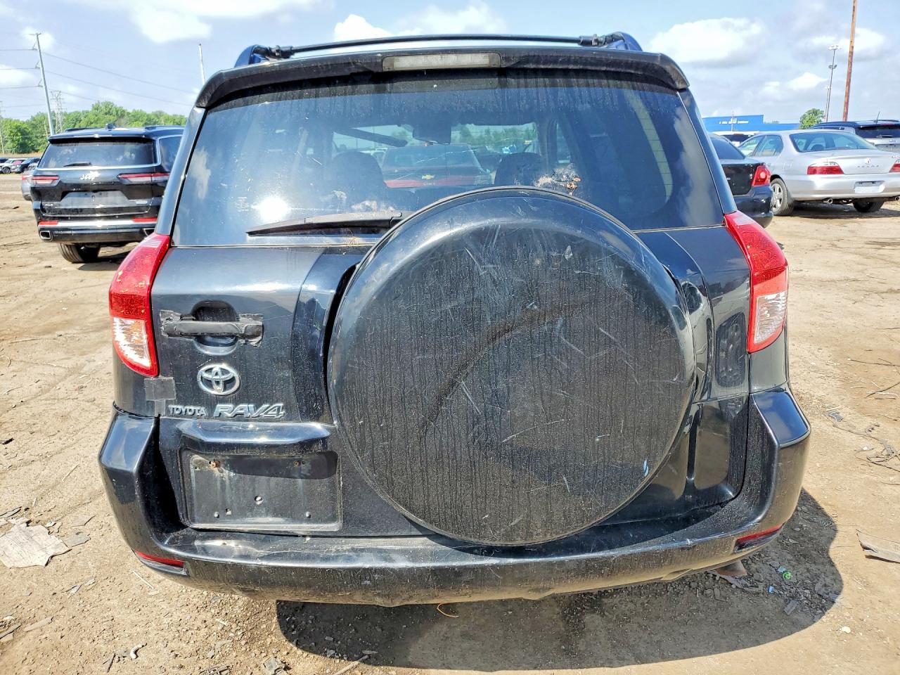 2008 Toyota Rav4 Base Black vin: JTMZD33V885116131