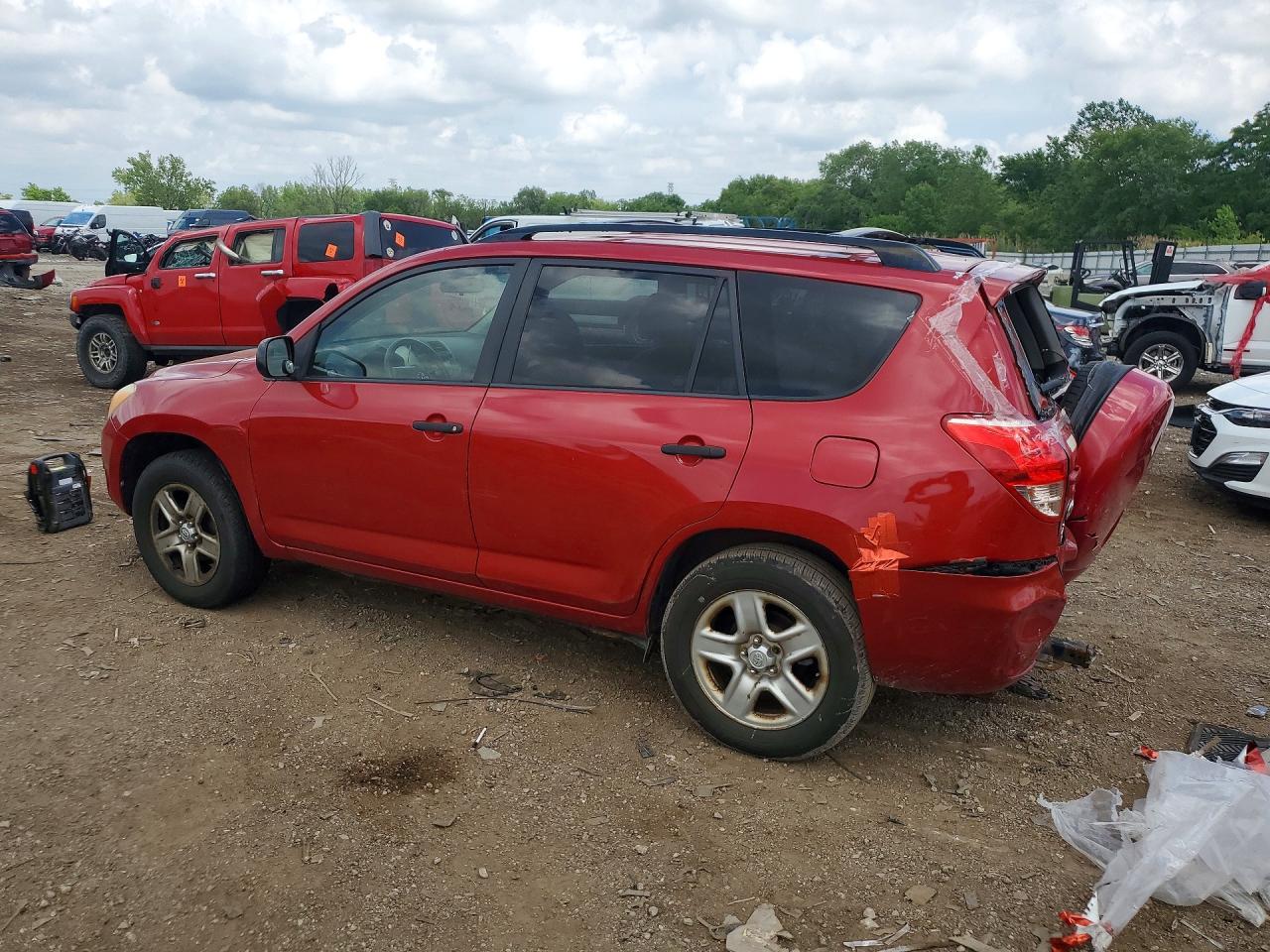 2008 Toyota Rav4 Base Red vin: JTMZD33V886059696