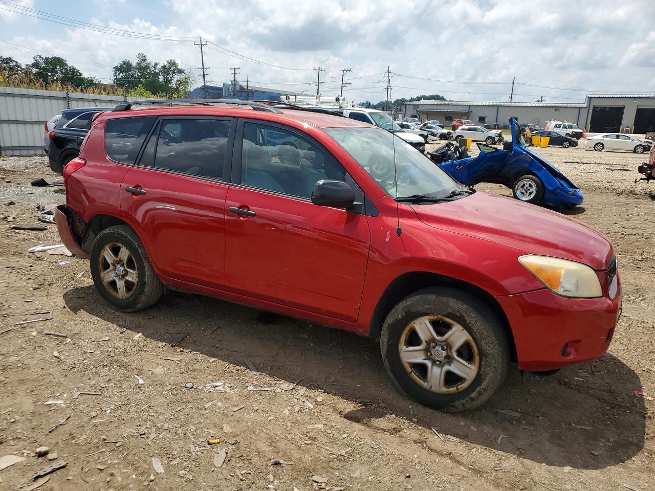 2008 Toyota Rav4 Base Red vin: JTMZD33V886059696