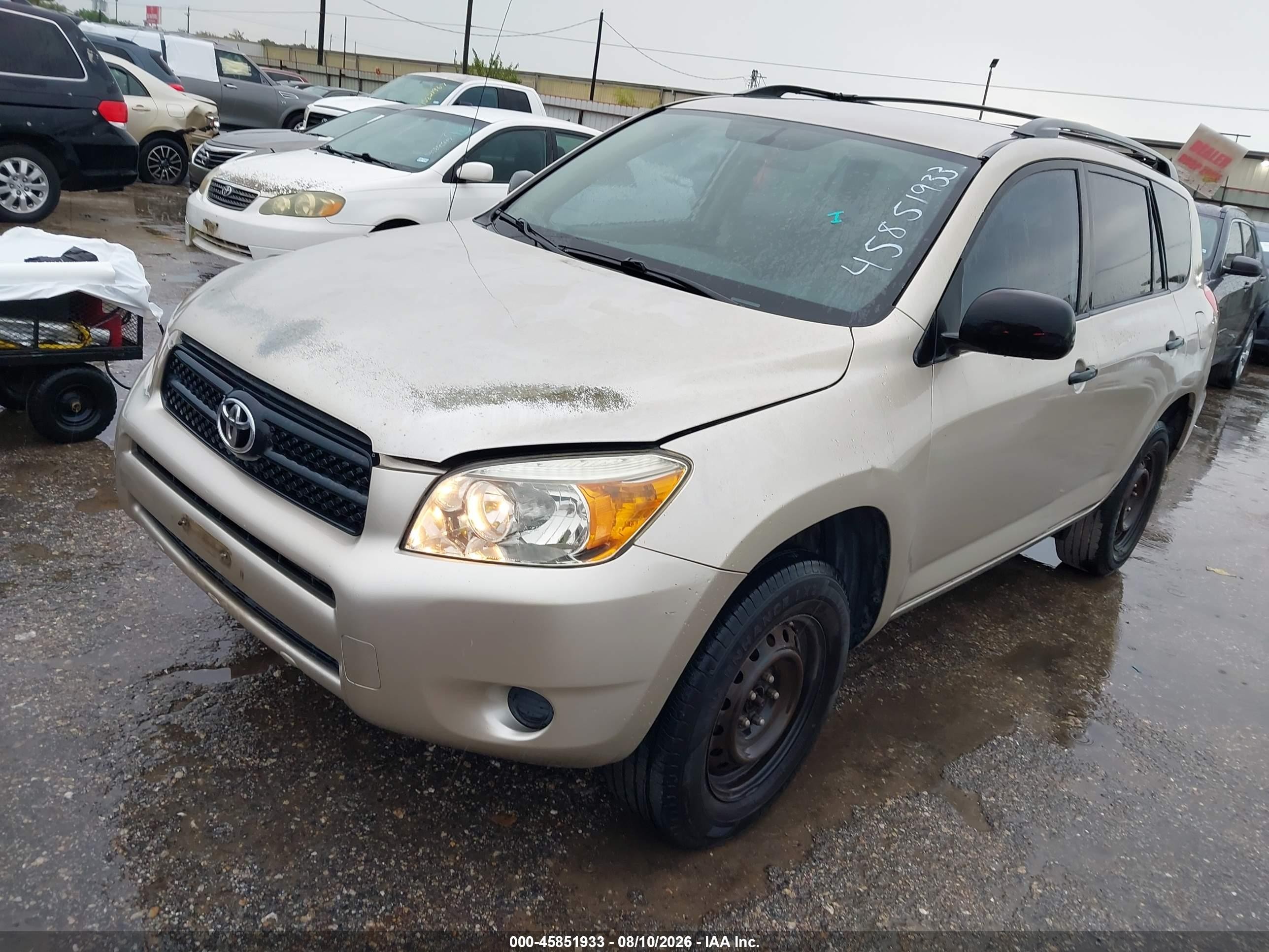 2008 Toyota Rav4   Gold vin: JTMZD33V886061609