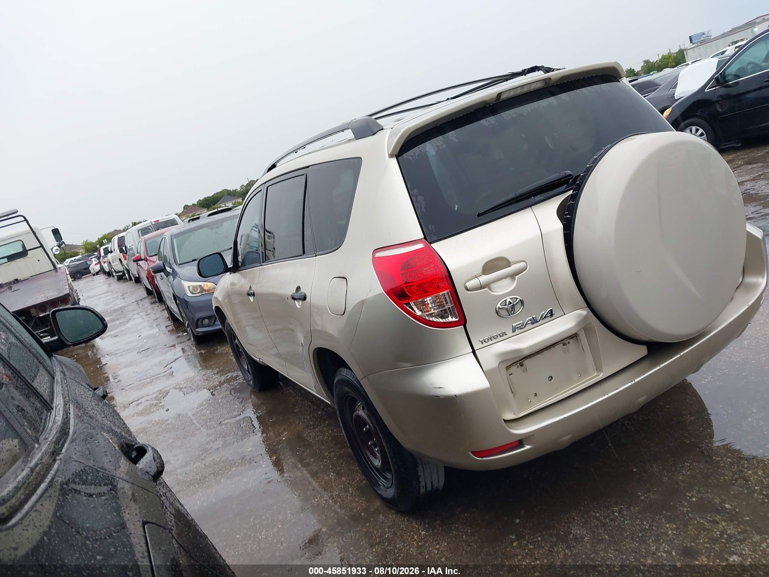 2008 Toyota Rav4   Gold vin: JTMZD33V886061609