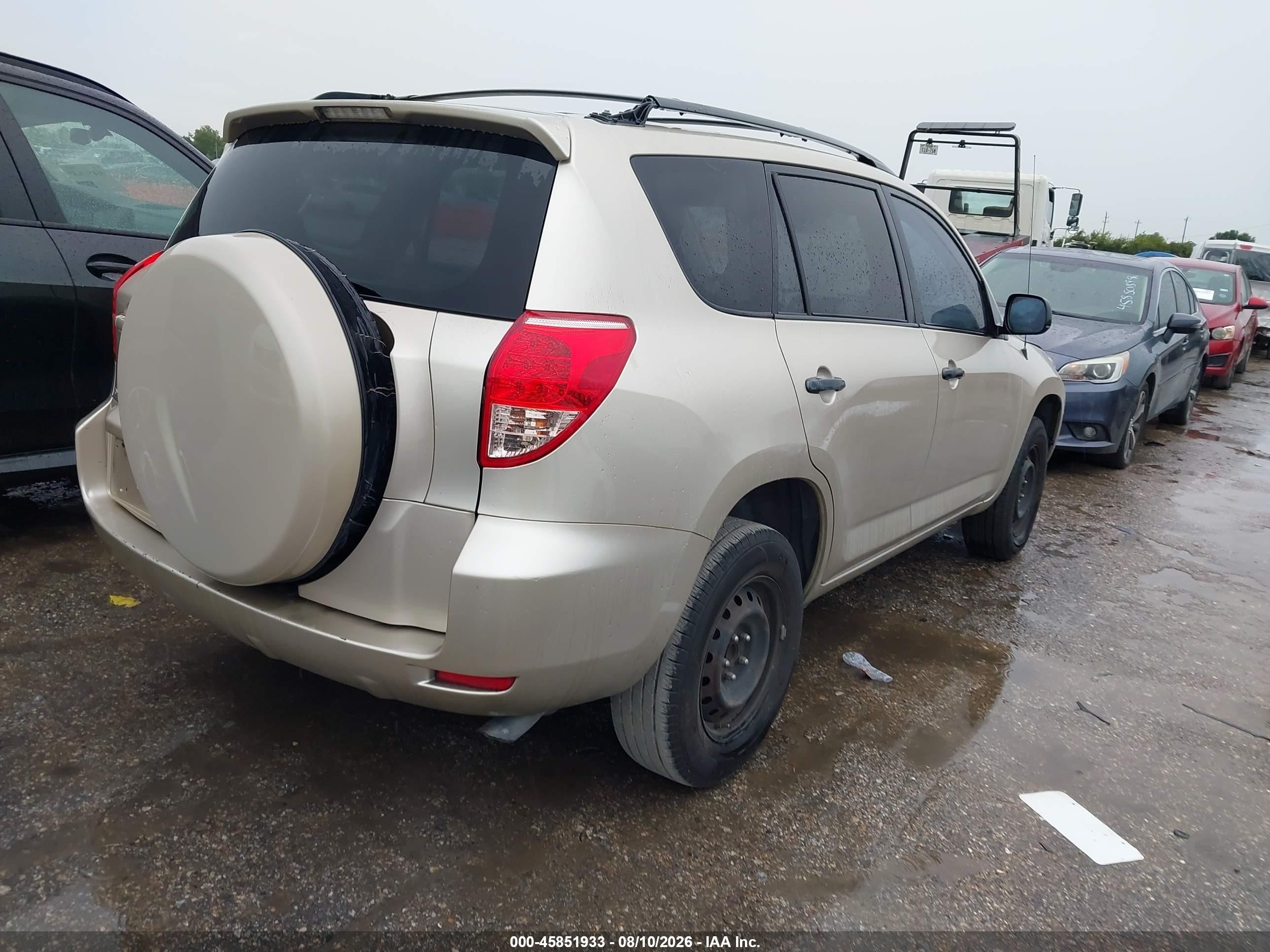 2008 Toyota Rav4   Gold vin: JTMZD33V886061609