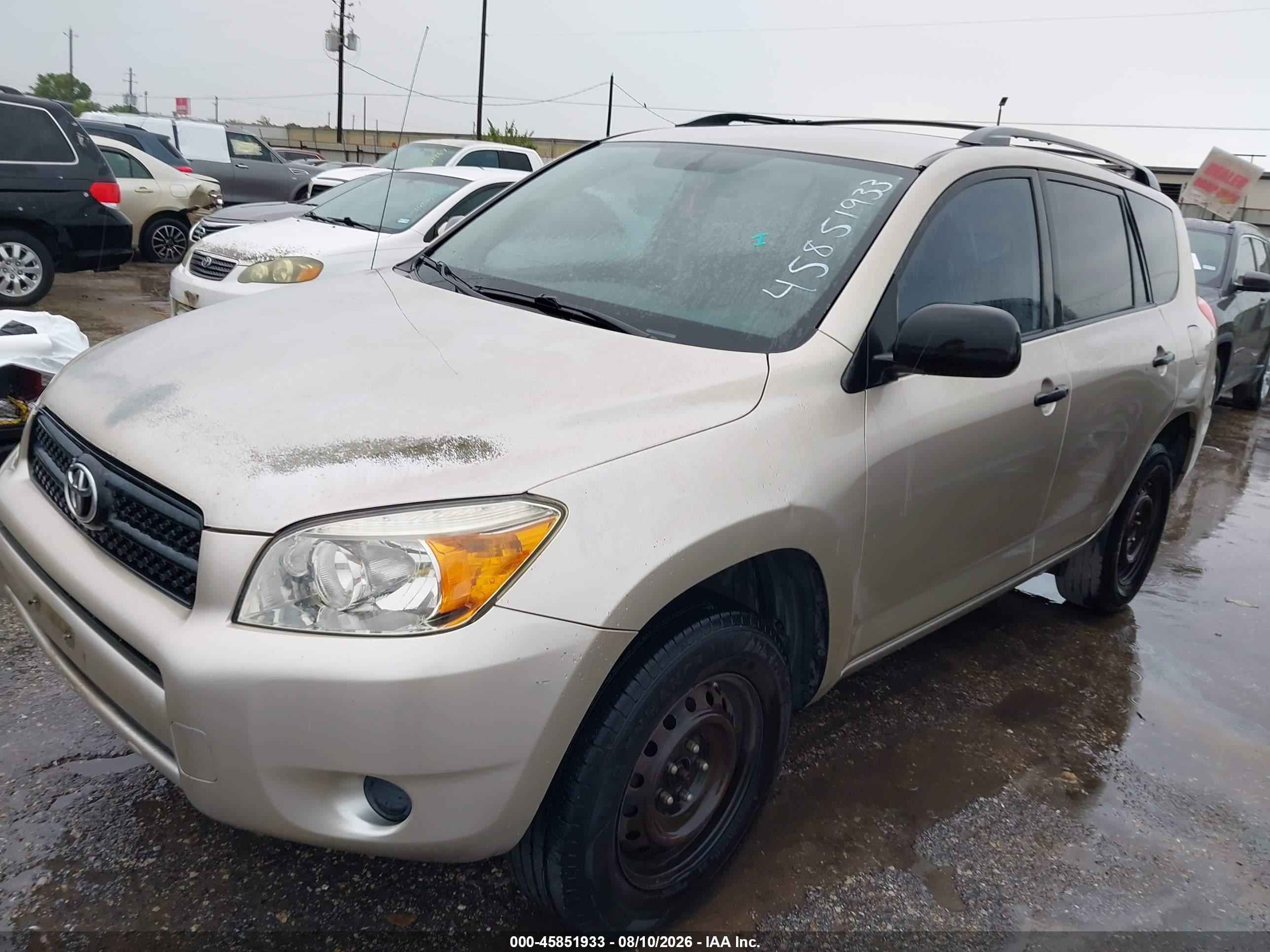 2008 Toyota Rav4   Gold vin: JTMZD33V886061609