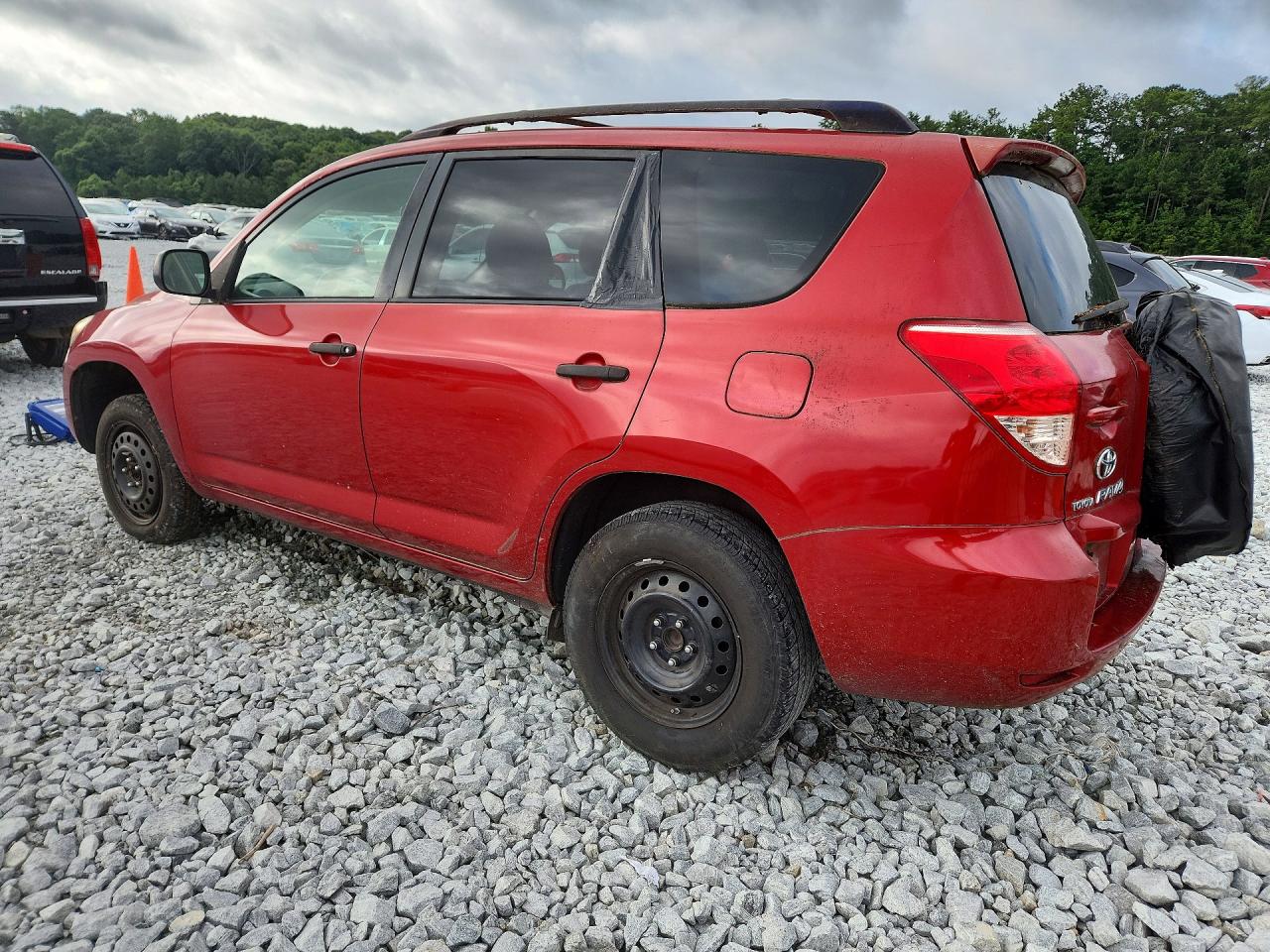 2008 Toyota Rav4 Base Red vin: JTMZD33V886071010