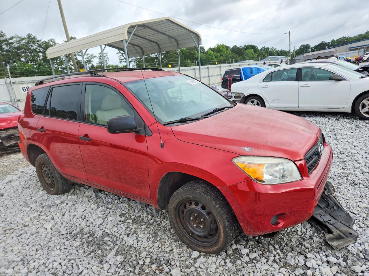 2008 Toyota Rav4 Base Red vin: JTMZD33V886071010