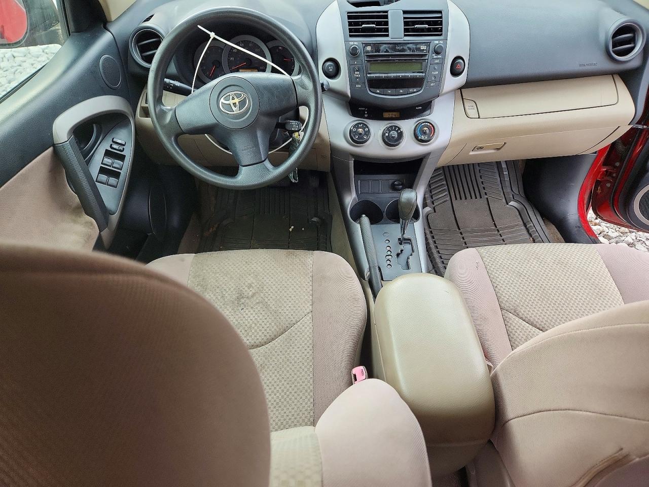 2008 Toyota Rav4 Base Red vin: JTMZD33V886071010