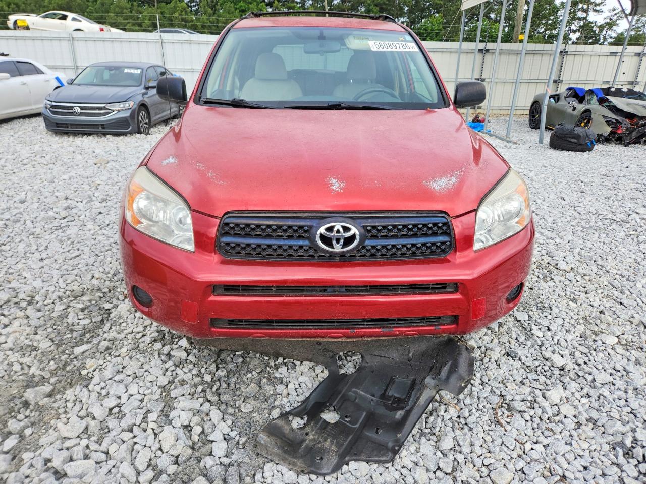 2008 Toyota Rav4 Base Red vin: JTMZD33V886071010