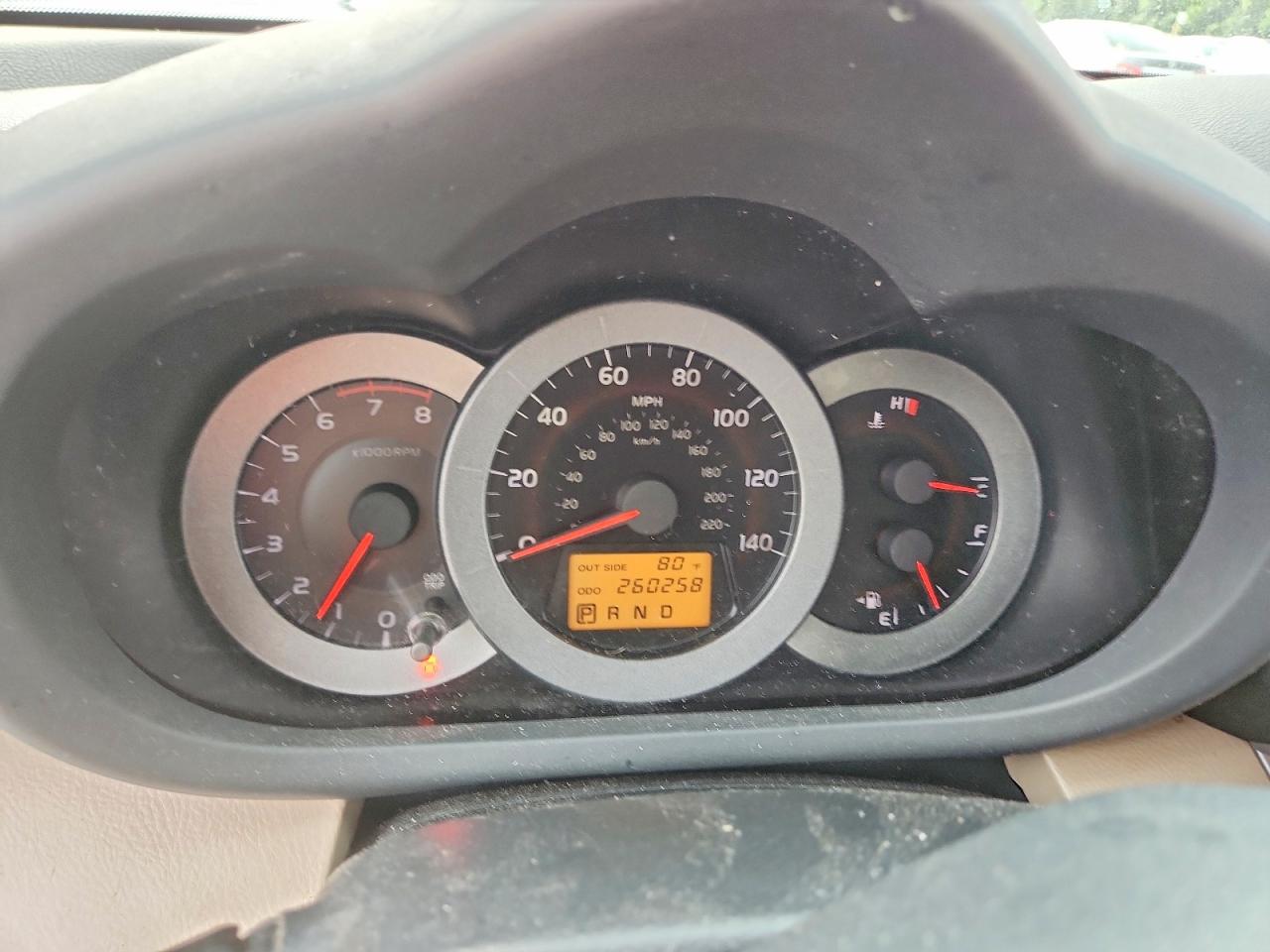 2008 Toyota Rav4 Base Red vin: JTMZD33V886071010