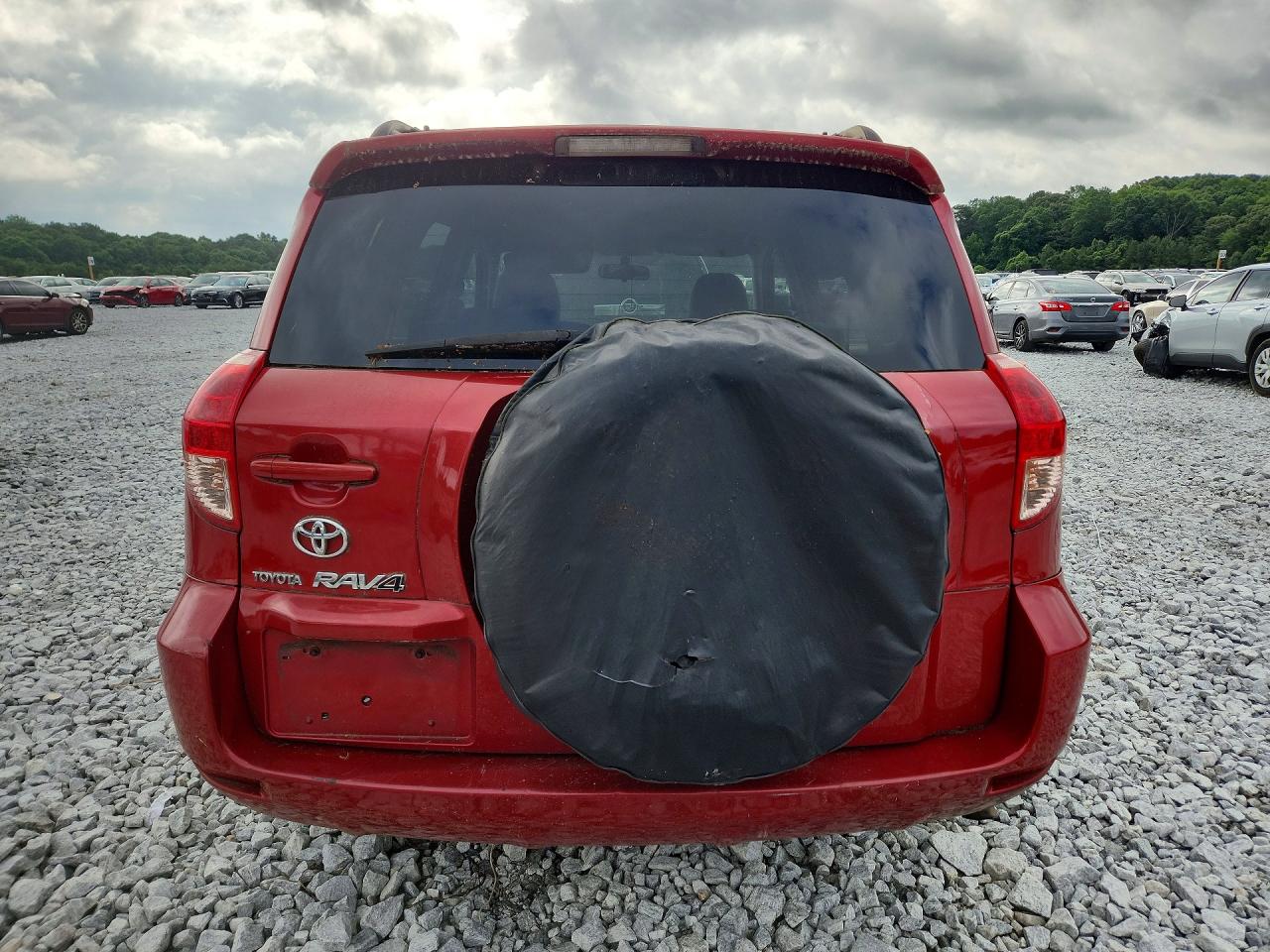 2008 Toyota Rav4 Base Red vin: JTMZD33V886071010