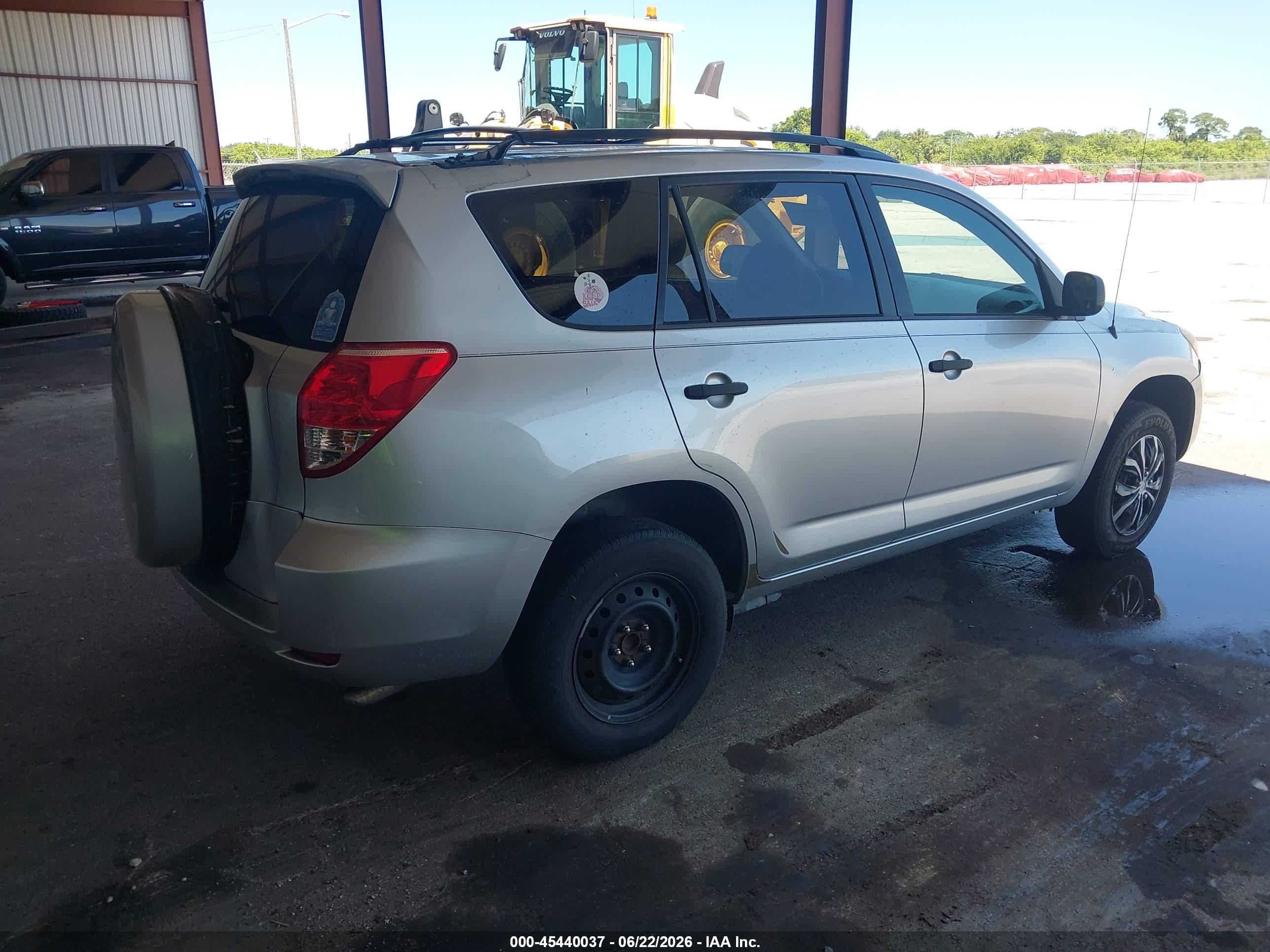 2008 Toyota Rav4 Silver vin: JTMZD33V886077583