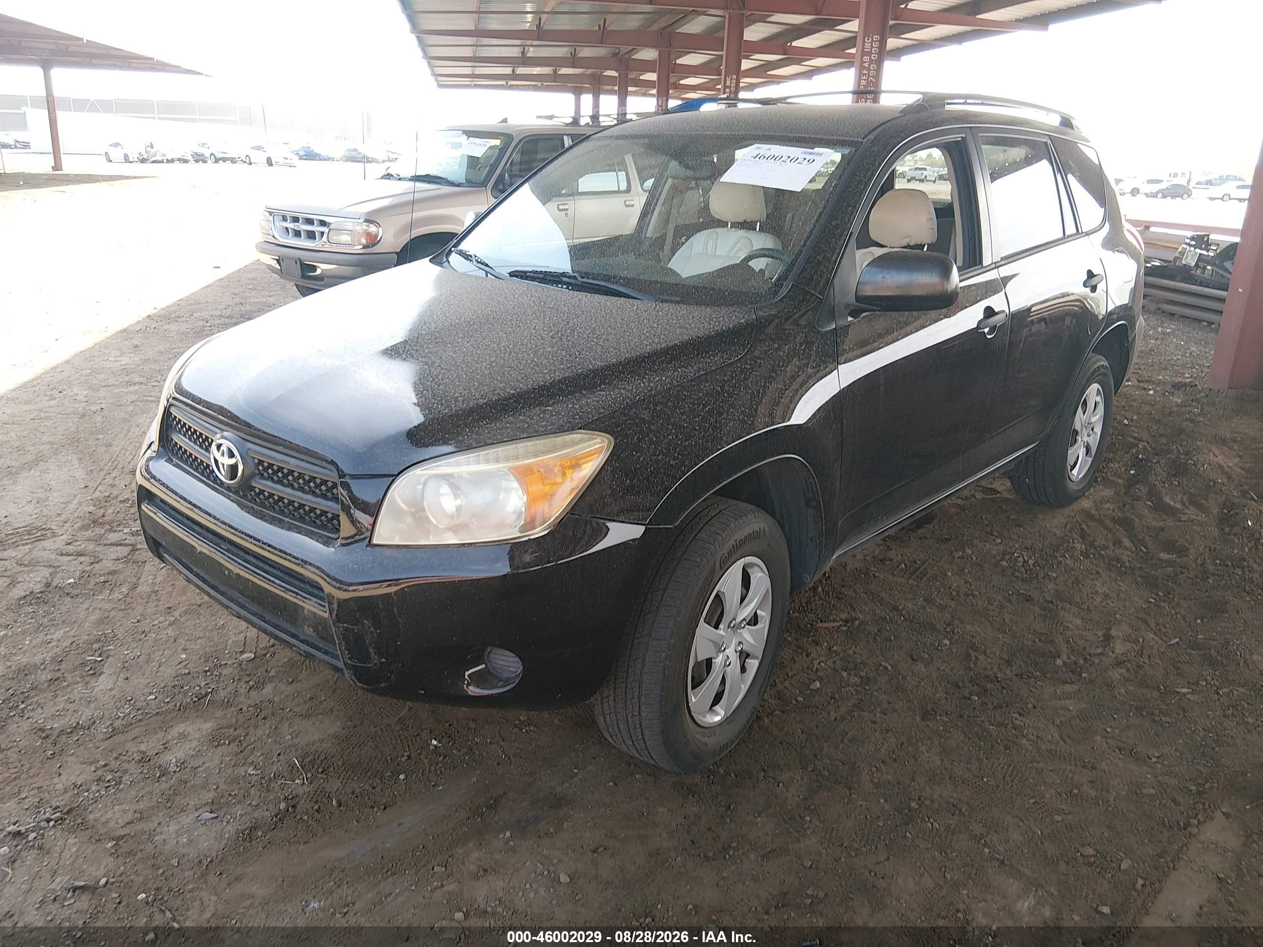2008 Toyota Rav4   Black vin: JTMZD33V886078667