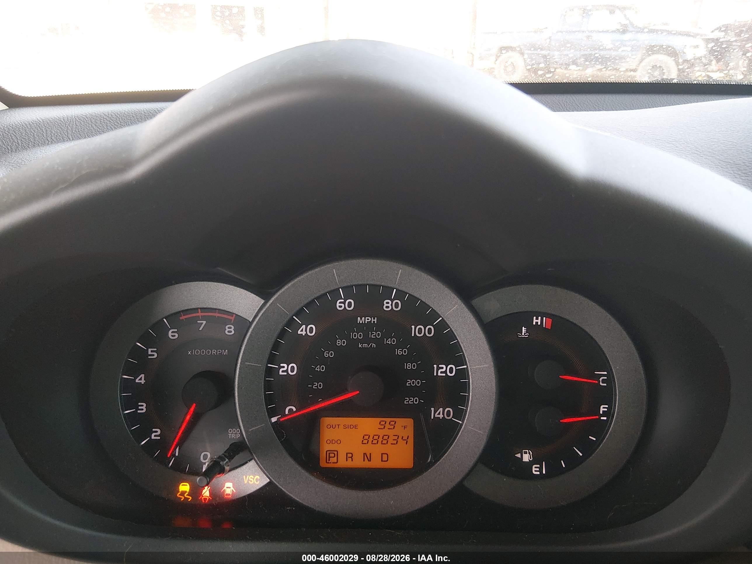 2008 Toyota Rav4   Black vin: JTMZD33V886078667