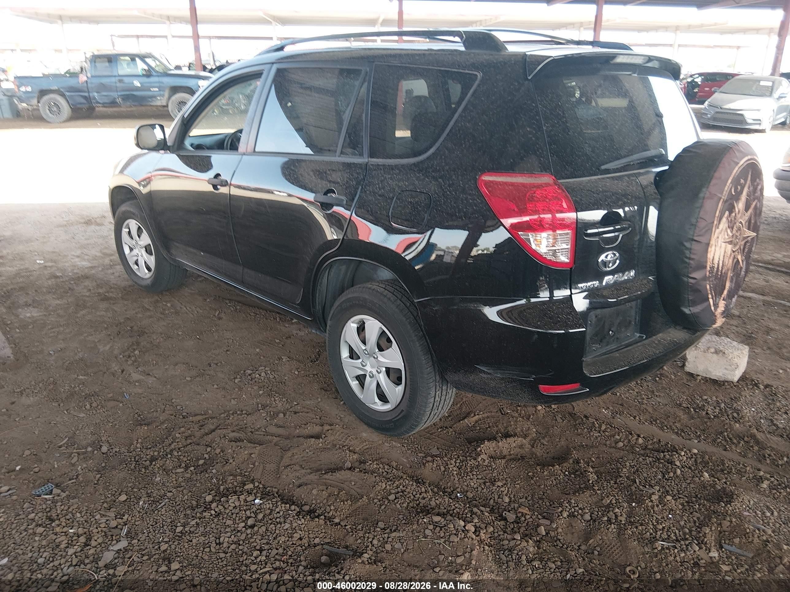 2008 Toyota Rav4   Black vin: JTMZD33V886078667
