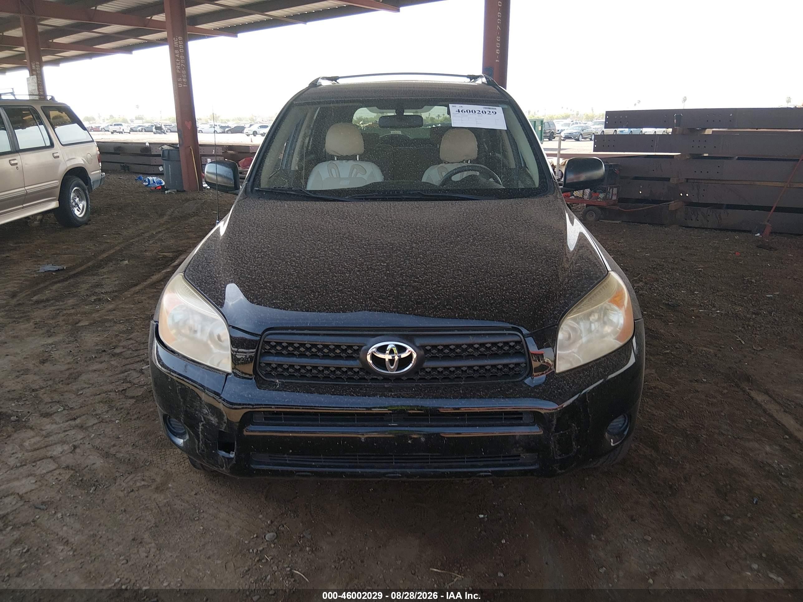 2008 Toyota Rav4   Black vin: JTMZD33V886078667