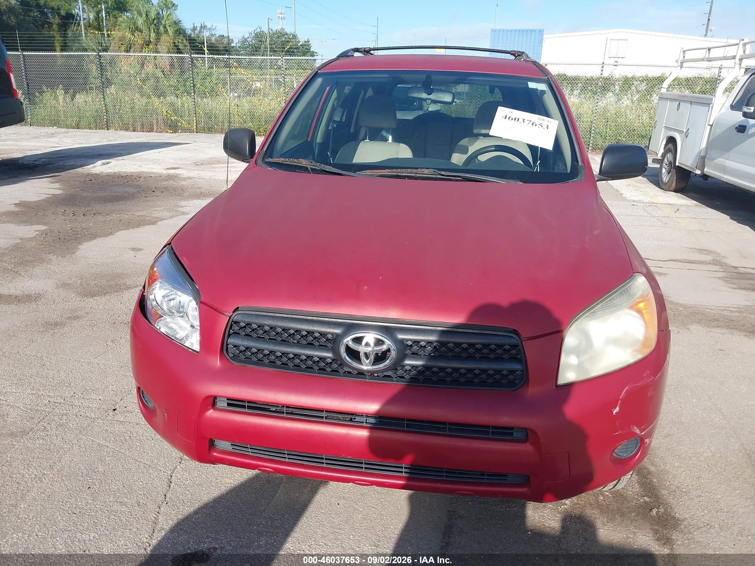 2006 Toyota Rav4   Красный vin: JTMZD33V965014916