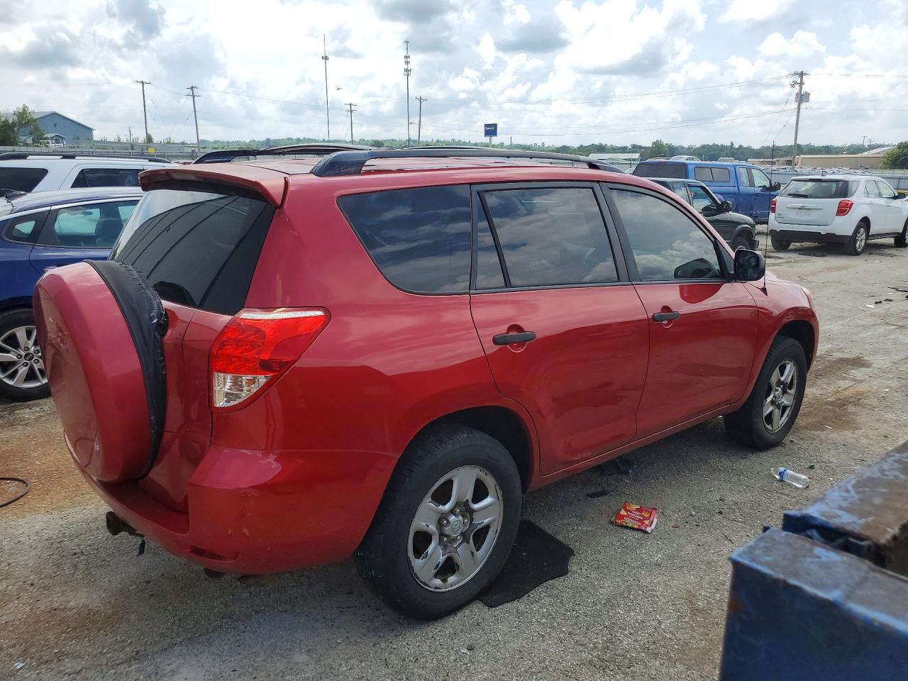 2007 Toyota Rav4 Base Red vin: JTMZD33V975048193