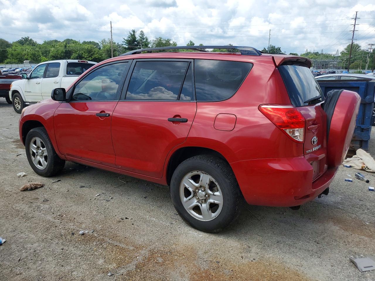 2007 Toyota Rav4 Base Red vin: JTMZD33V975048193