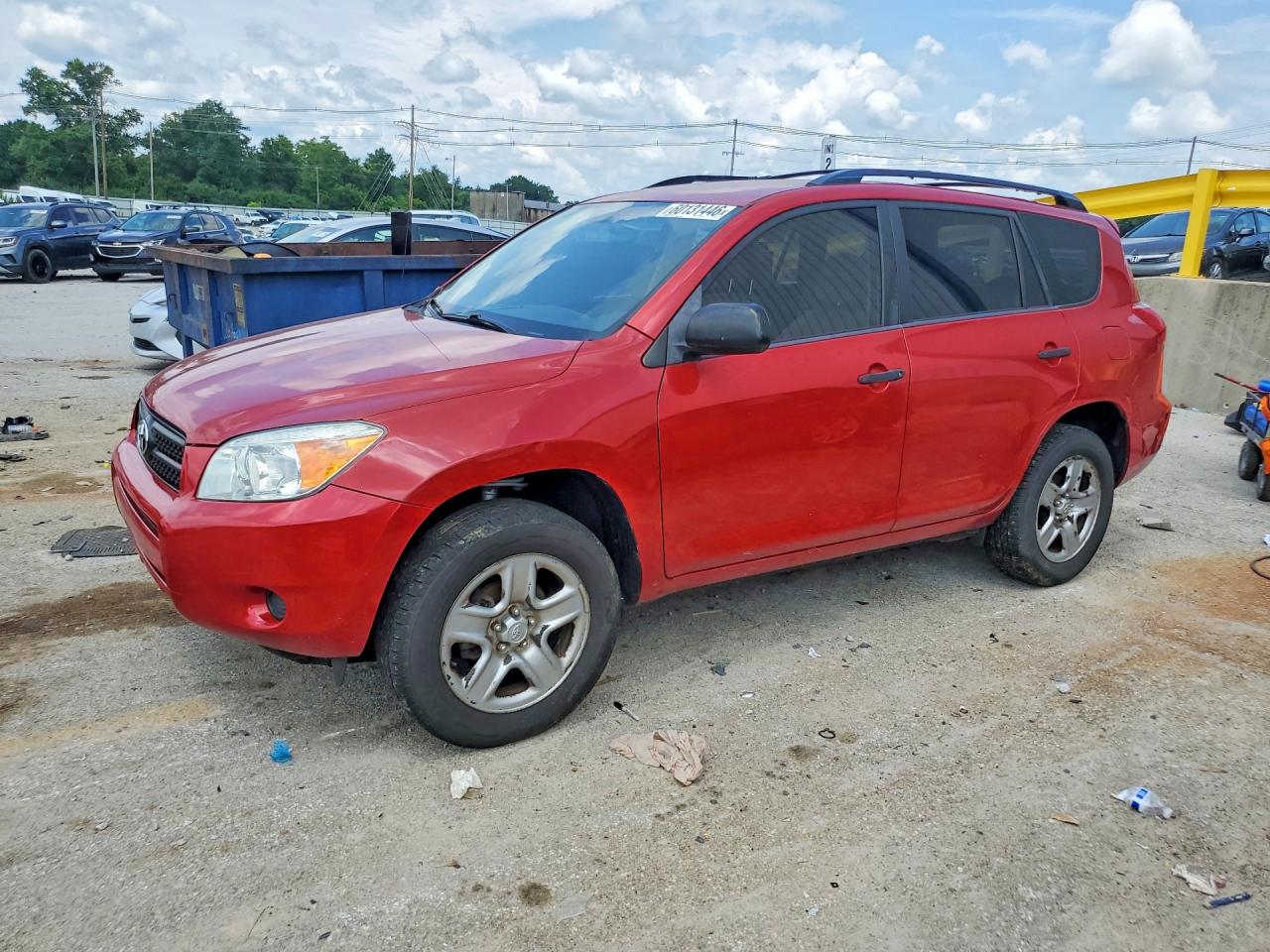 2007 Toyota Rav4 Base Red vin: JTMZD33V975048193