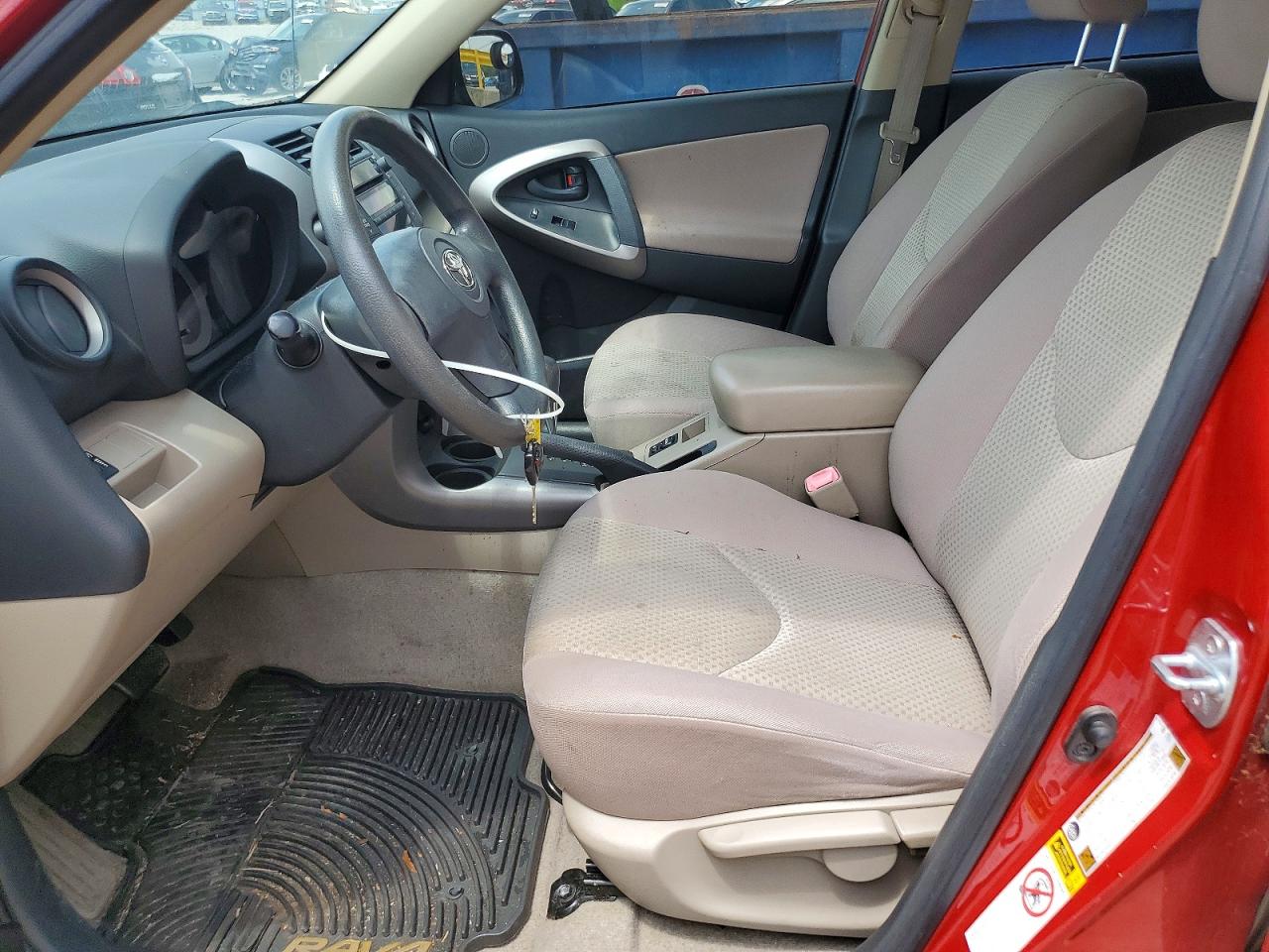 2007 Toyota Rav4 Base Red vin: JTMZD33V975048193