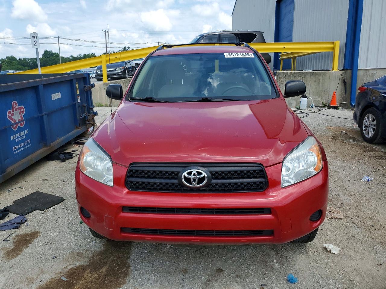 2007 Toyota Rav4 Base Red vin: JTMZD33V975048193
