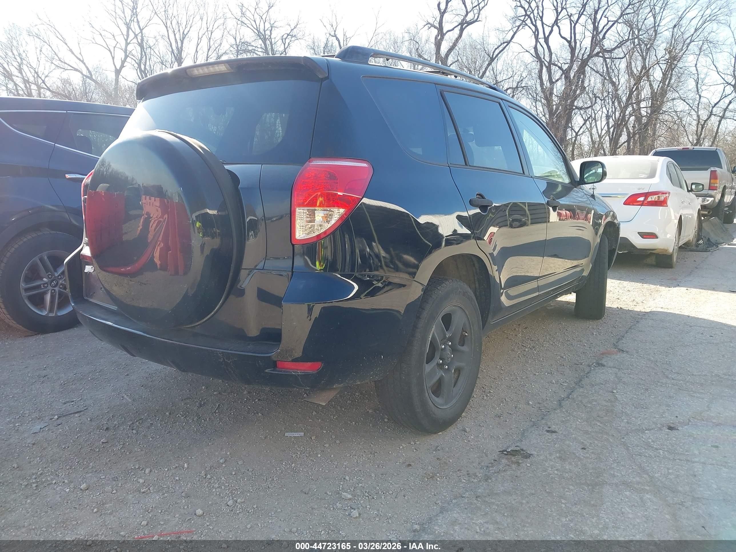 2007 Toyota Rav4   Black vin: JTMZD33V975068461