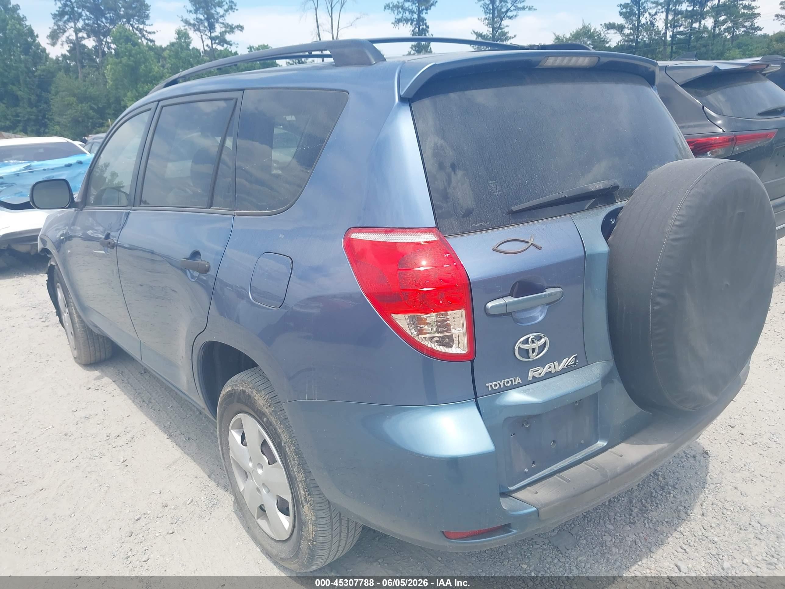 2007 Toyota Rav4   Blue vin: JTMZD33V975075149