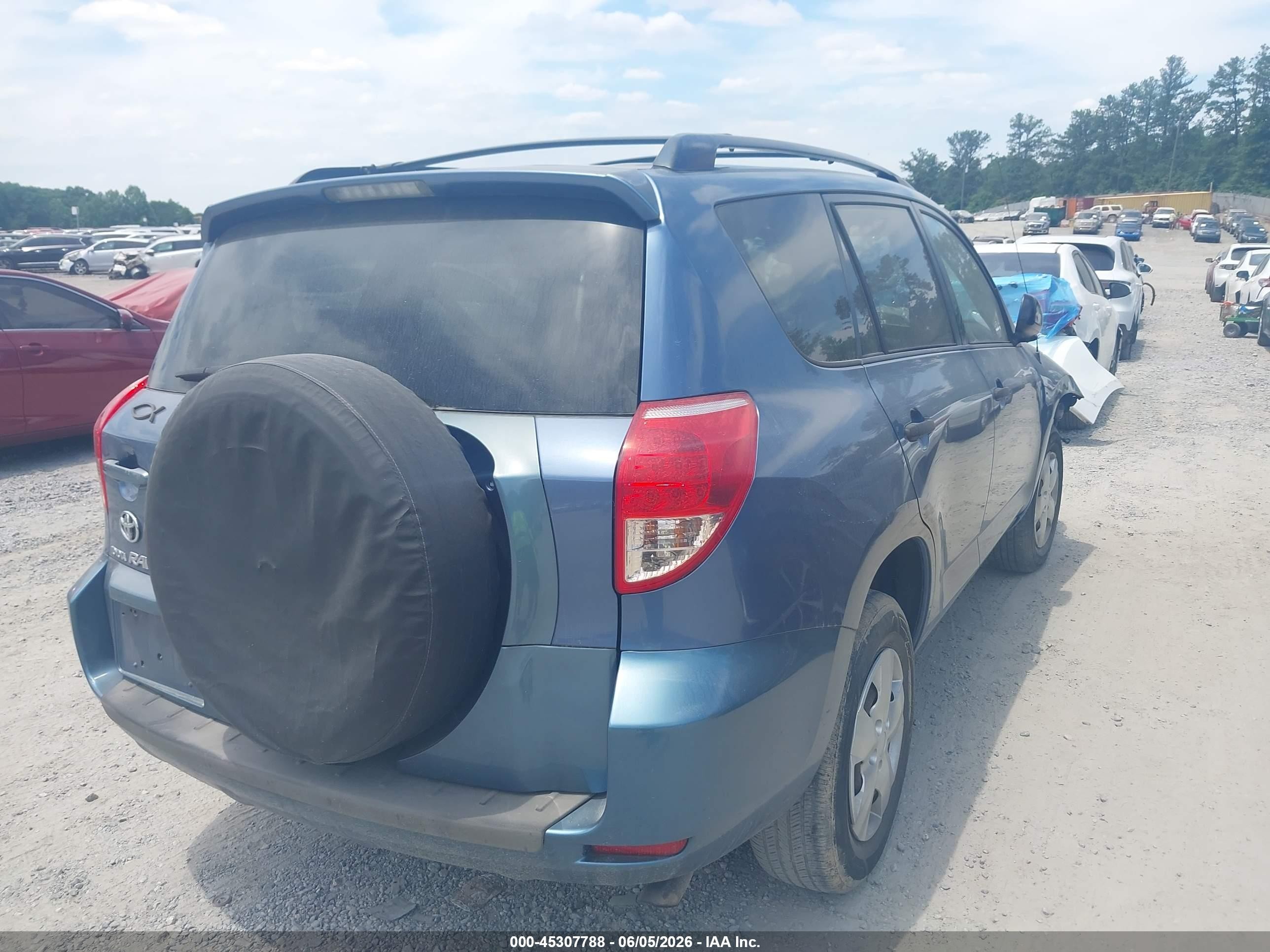 2007 Toyota Rav4   Blue vin: JTMZD33V975075149