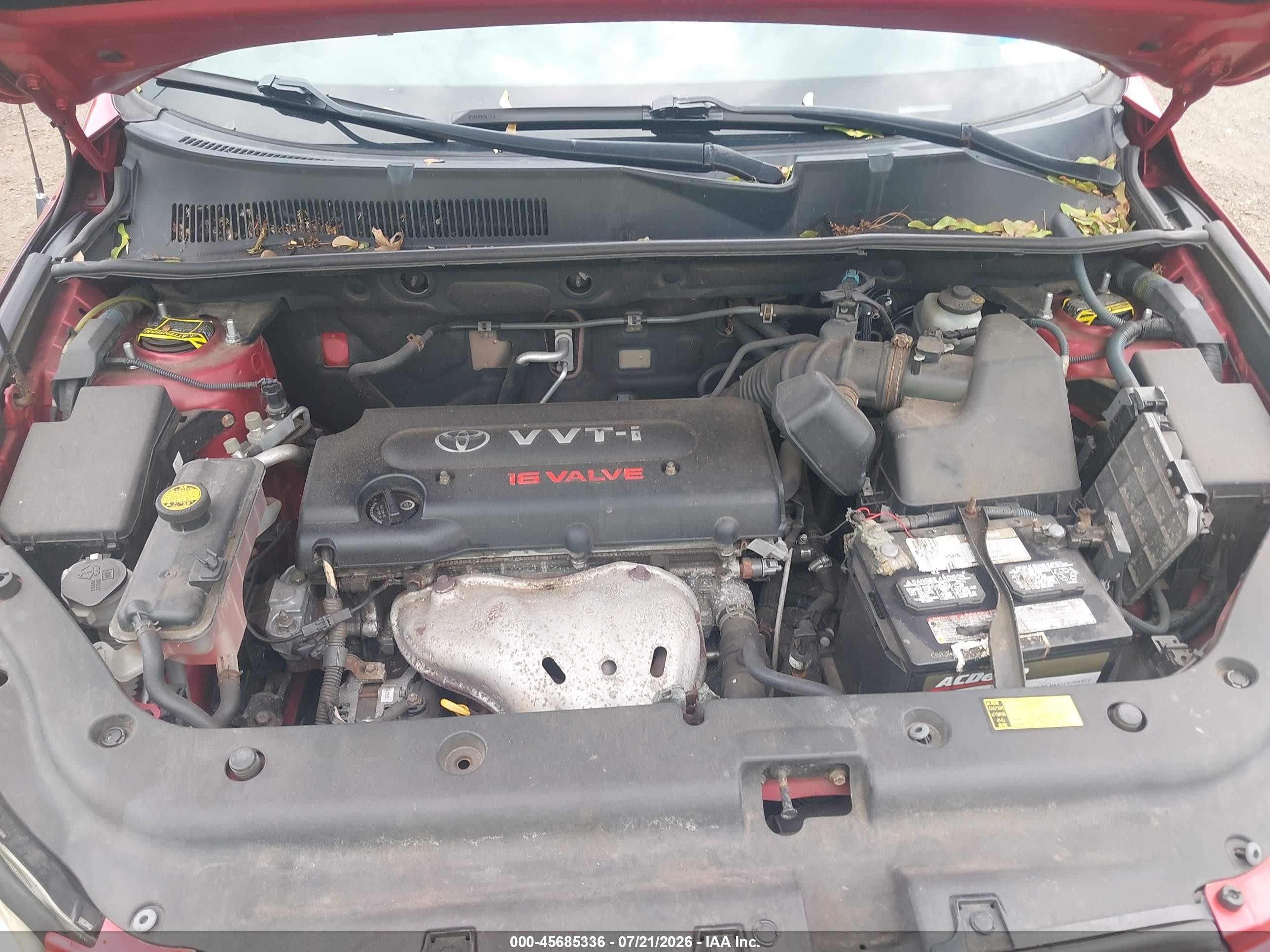 2007 Toyota Rav4   Red vin: JTMZD33V976024390