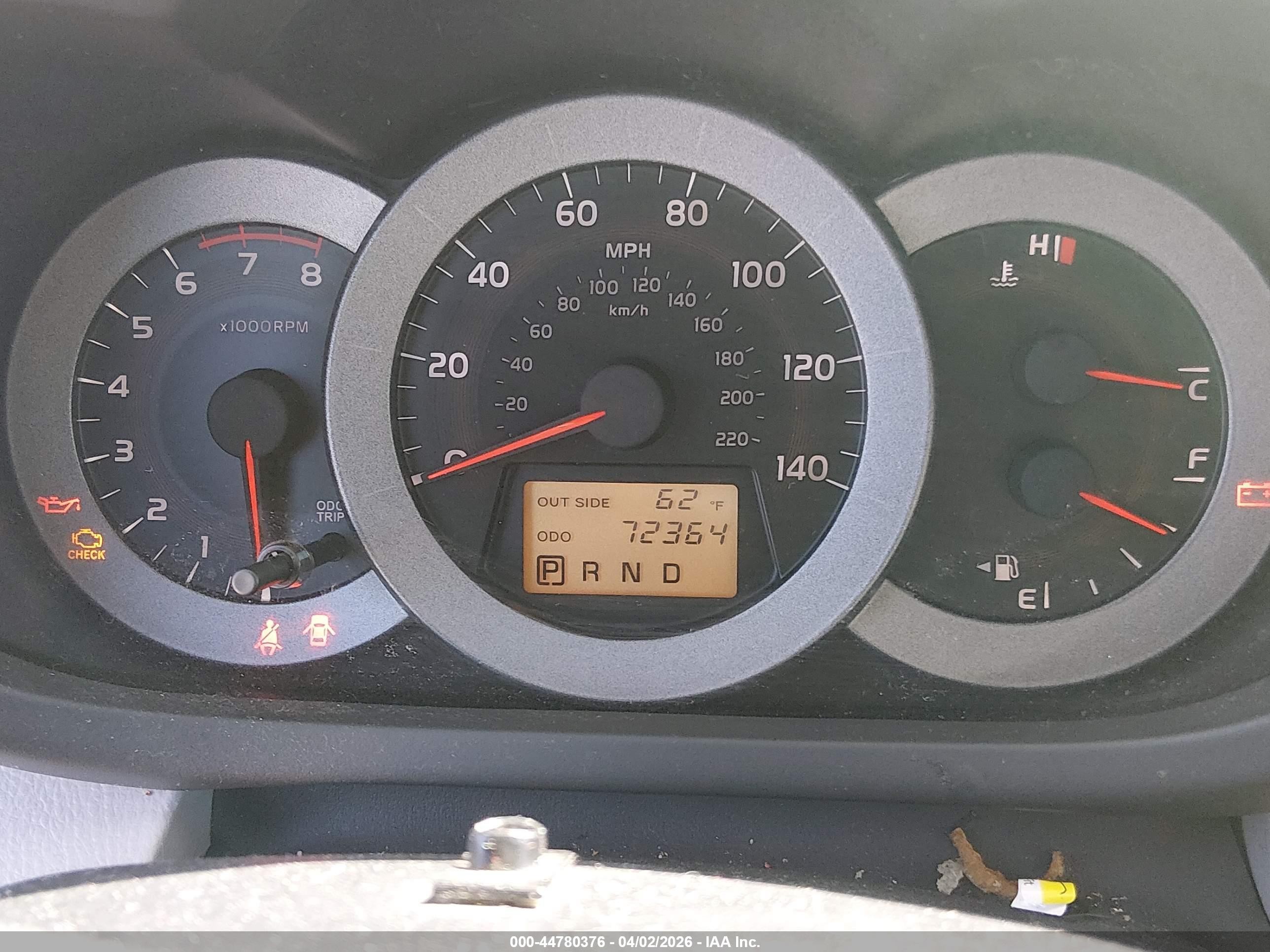 2008 Toyota Rav4   White vin: JTMZD33V985088582