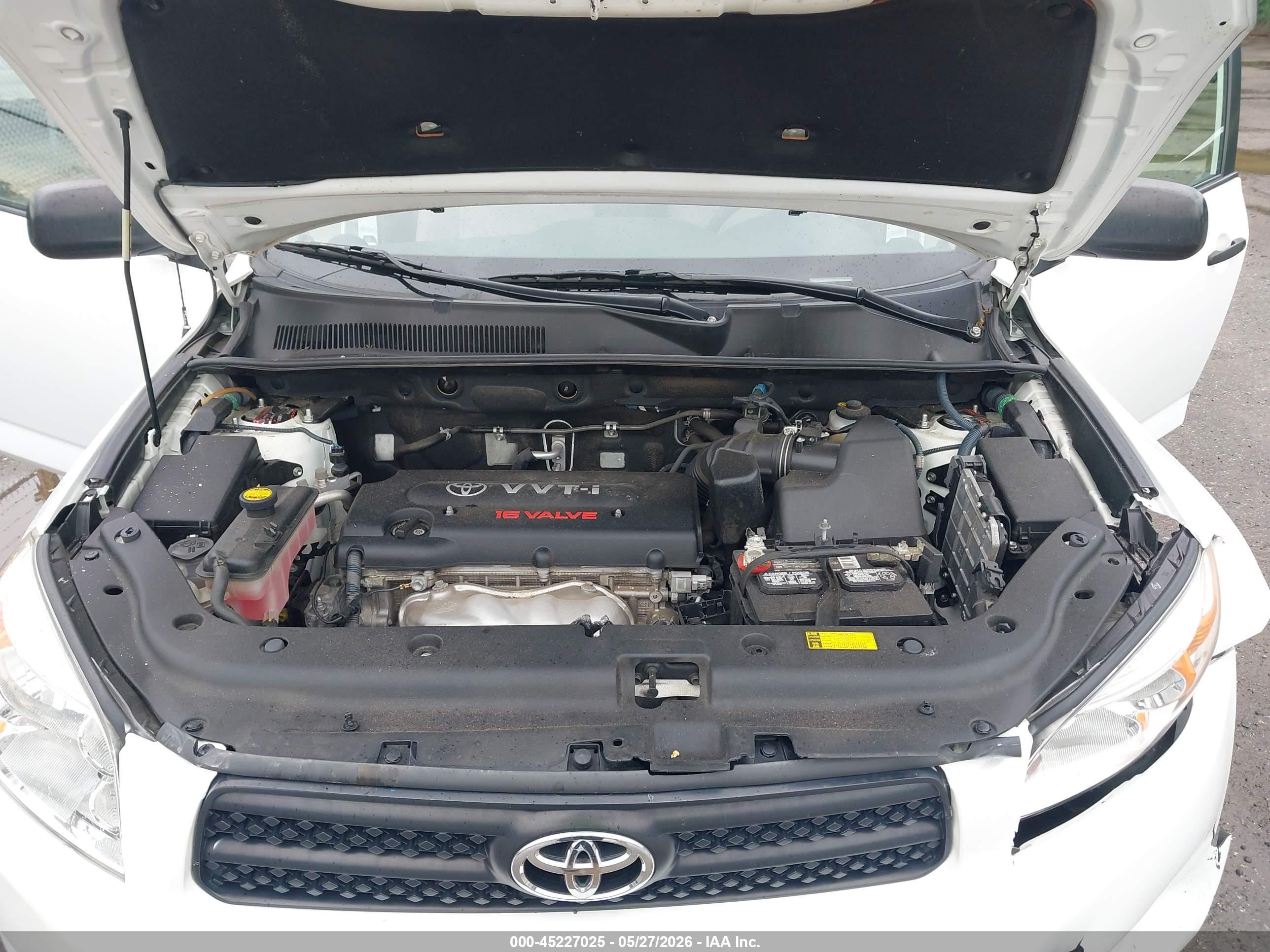 2008 Toyota Rav4   White vin: JTMZD33V986054636