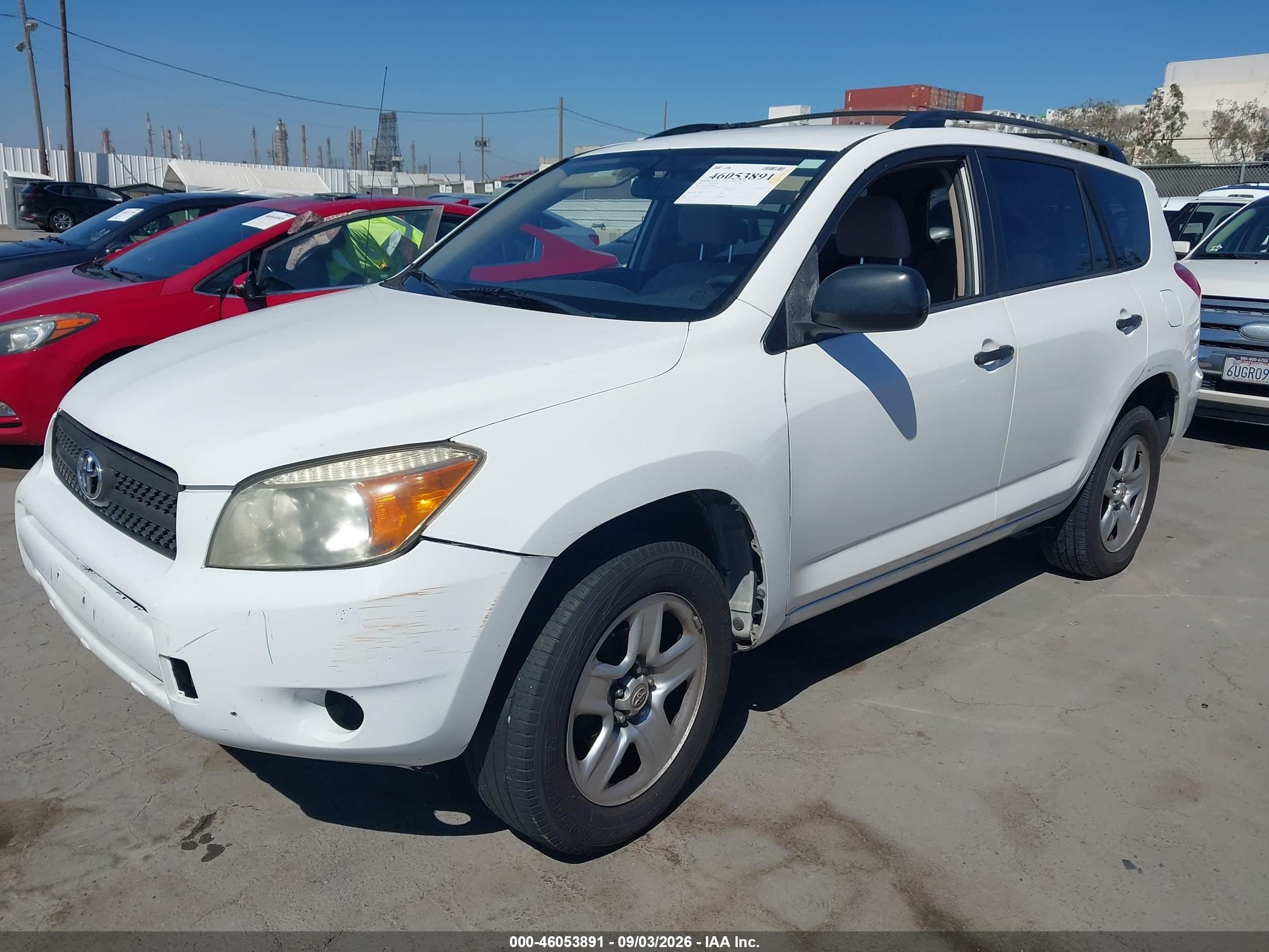 2008 Toyota Rav4   White vin: JTMZD33V986065684