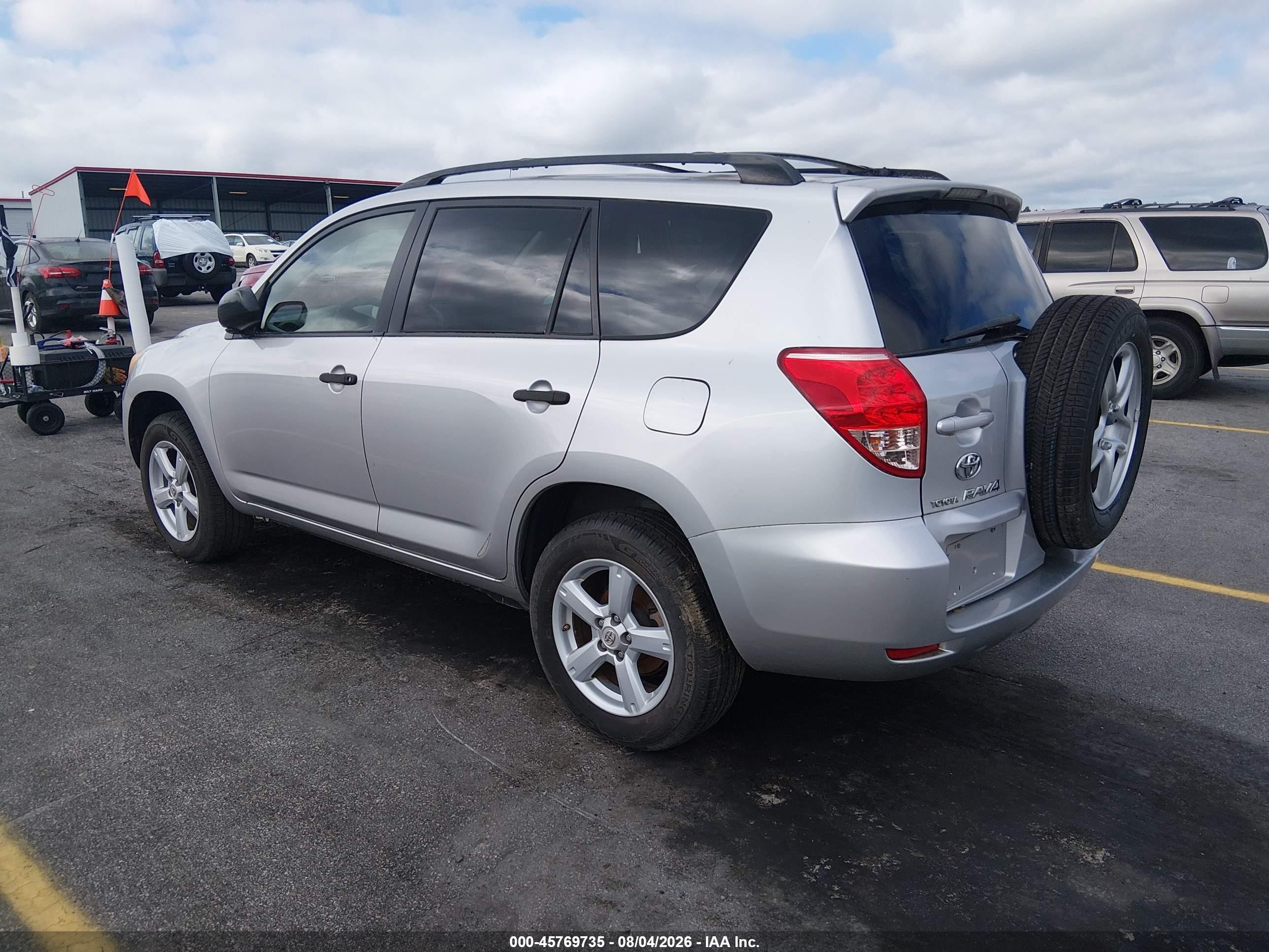 2008 Toyota Rav4   Silver vin: JTMZD33V986072098