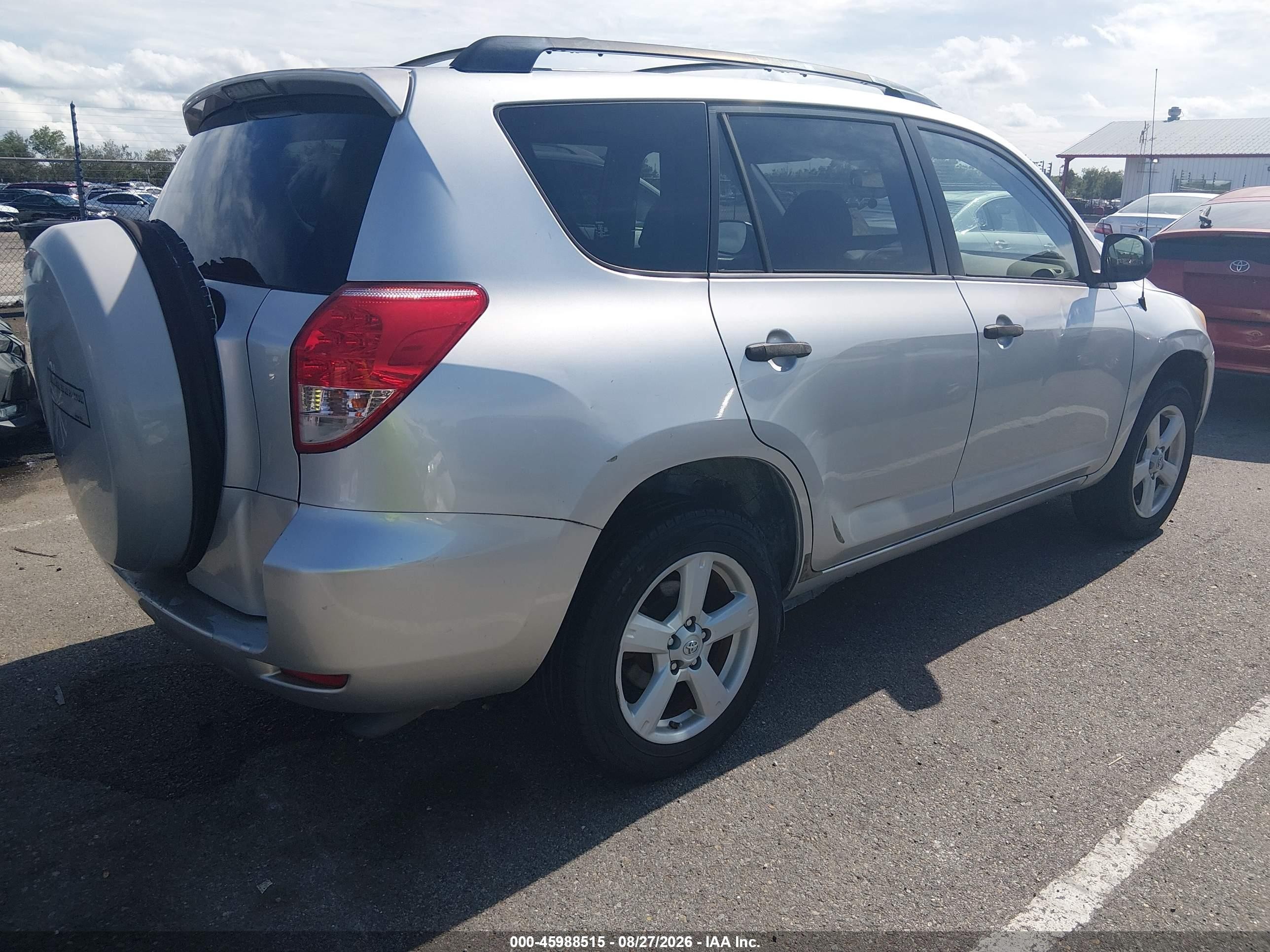 2008 Toyota Rav4   Silver vin: JTMZD33V986072747