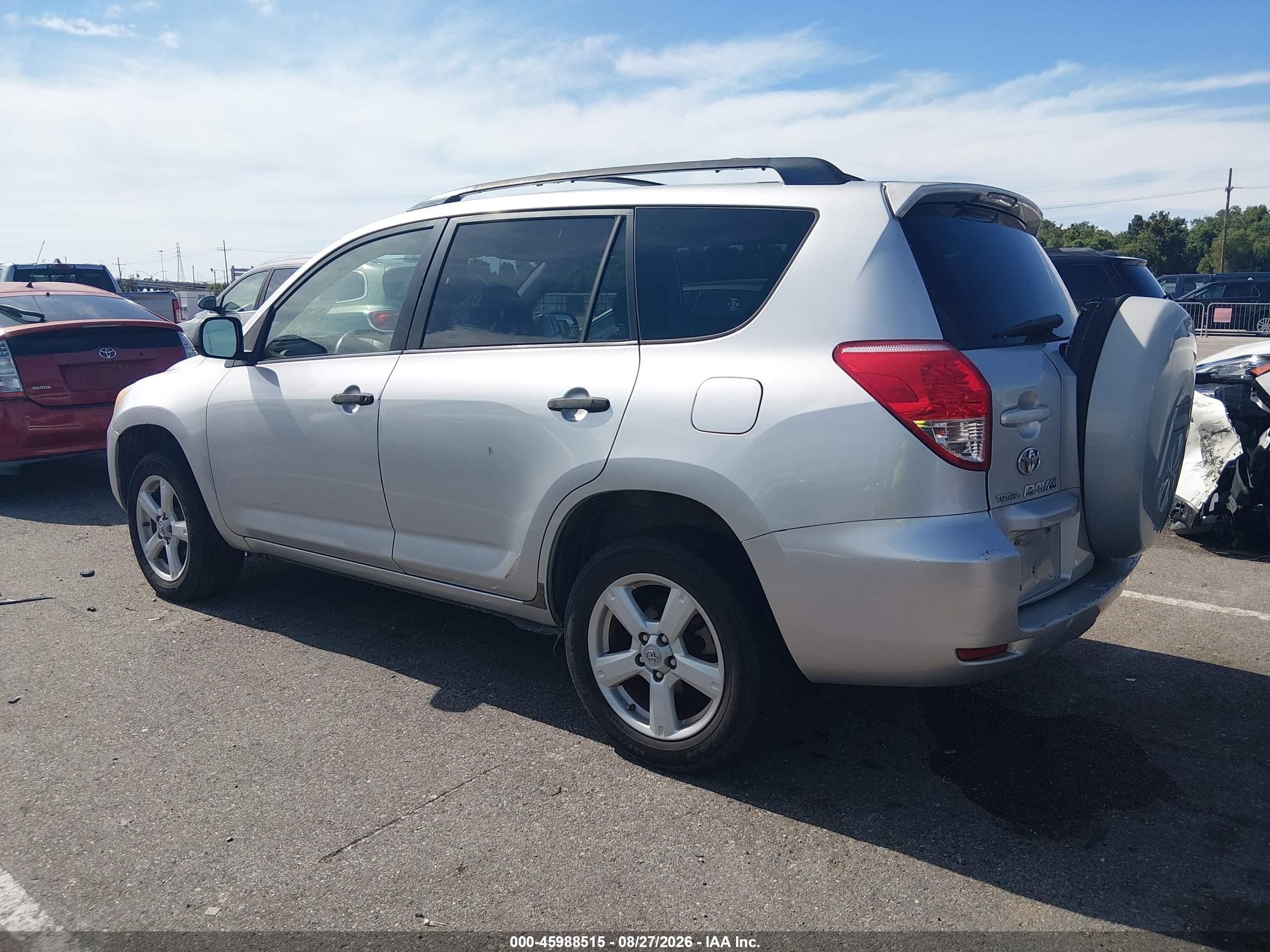 2008 Toyota Rav4   Silver vin: JTMZD33V986072747