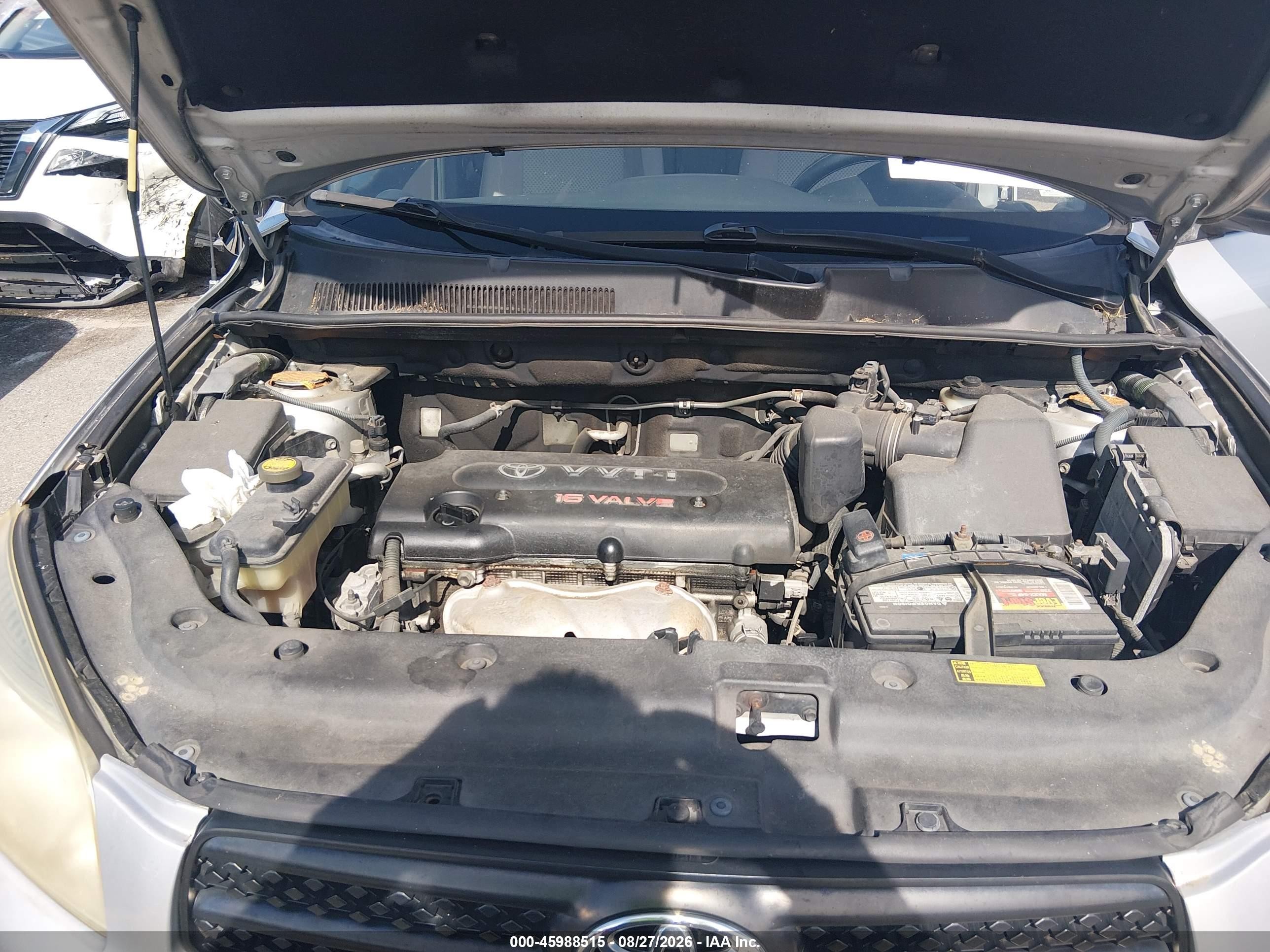 2008 Toyota Rav4   Silver vin: JTMZD33V986072747