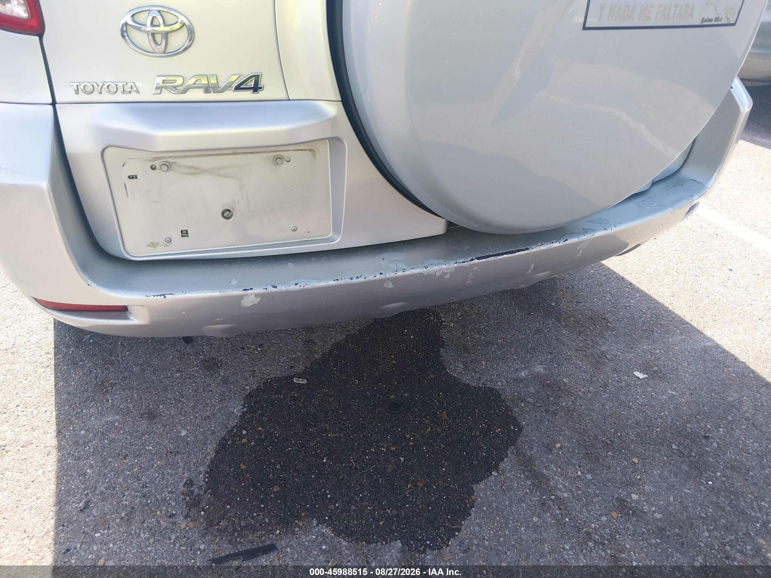 2008 Toyota Rav4   Silver vin: JTMZD33V986072747