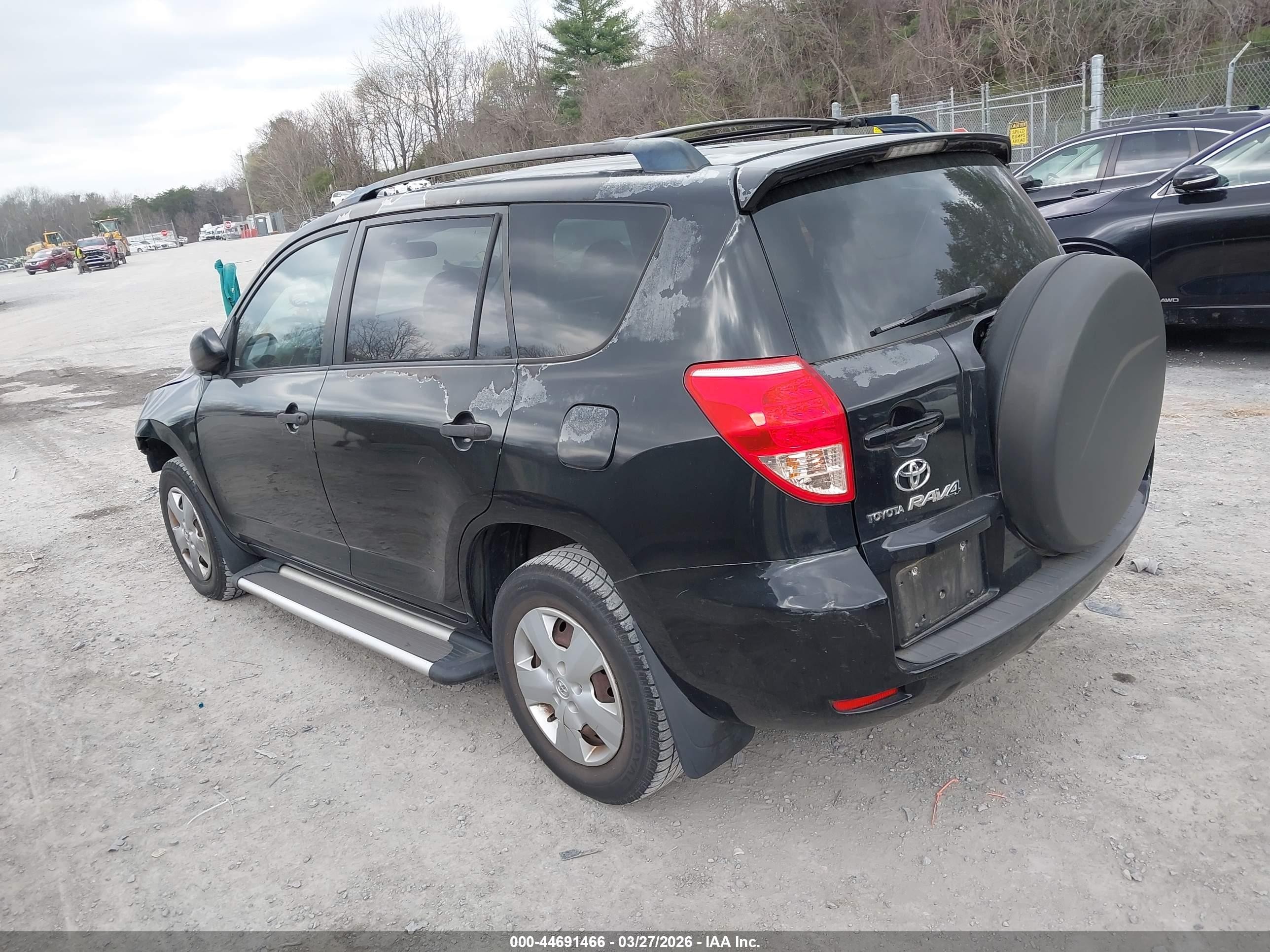 2008 Toyota Rav4 Черный vin: JTMZD33V986074367