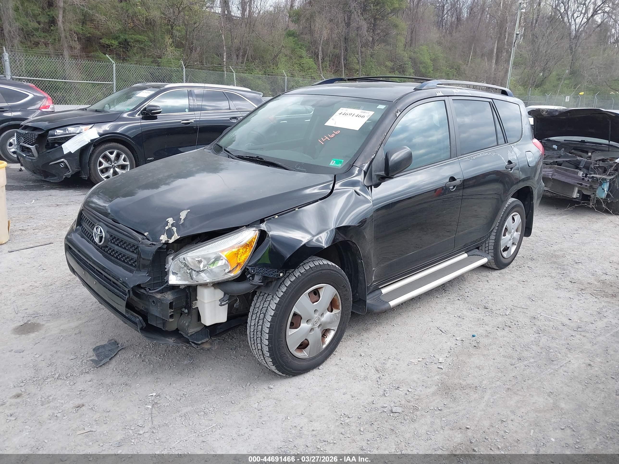2008 Toyota Rav4 Черный vin: JTMZD33V986074367