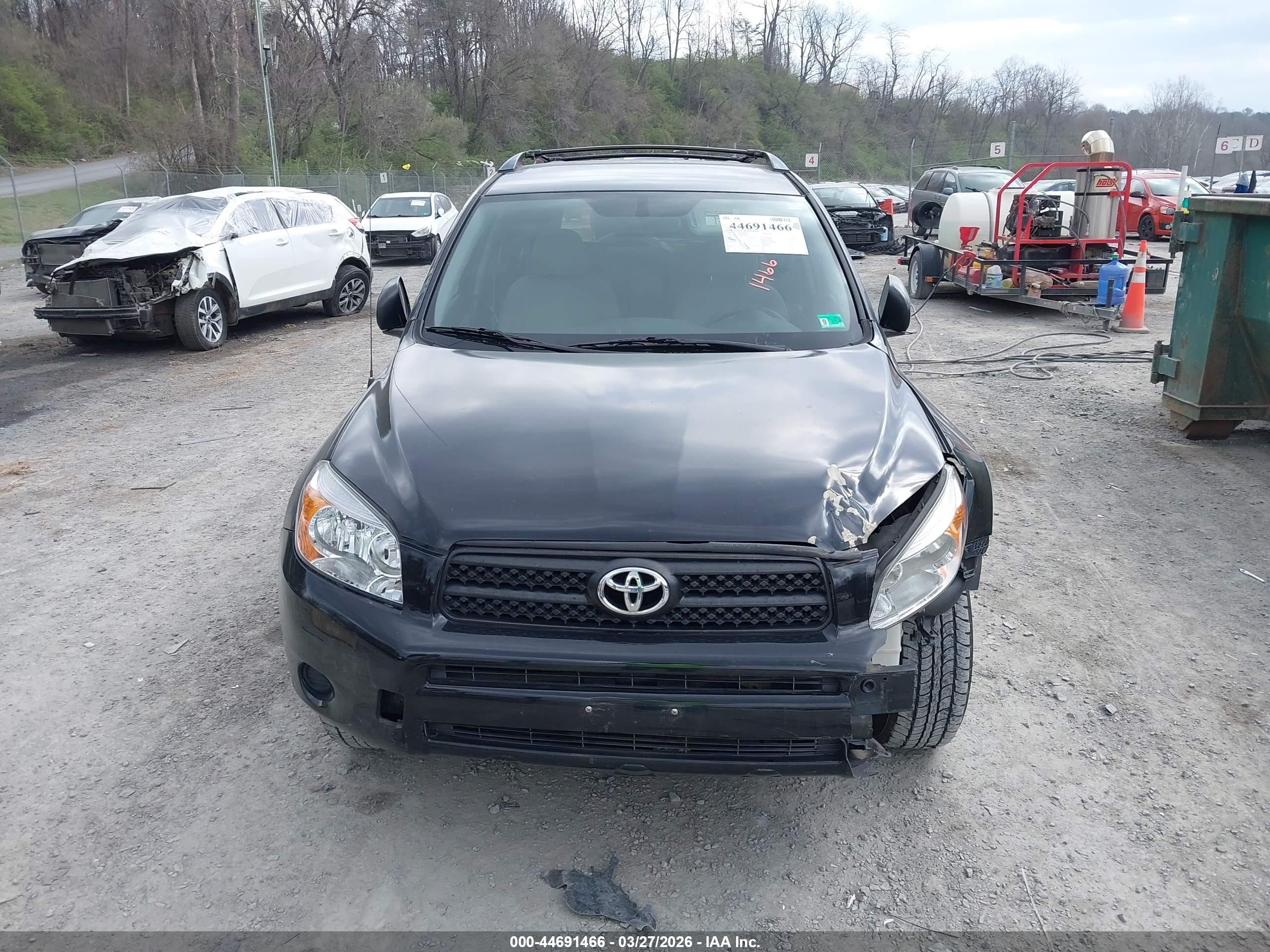 2008 Toyota Rav4 Черный vin: JTMZD33V986074367
